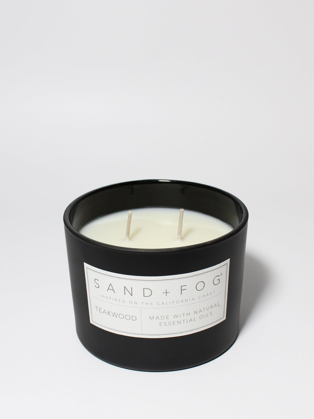 Signature Teakwood 12 oz scented candle