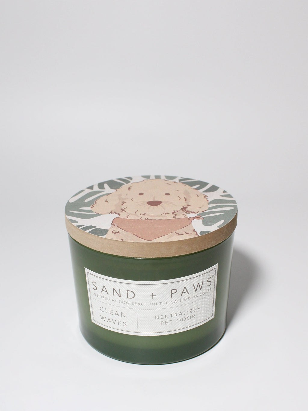 Signature Sand + Paws Clean Waves 12 oz scented candle