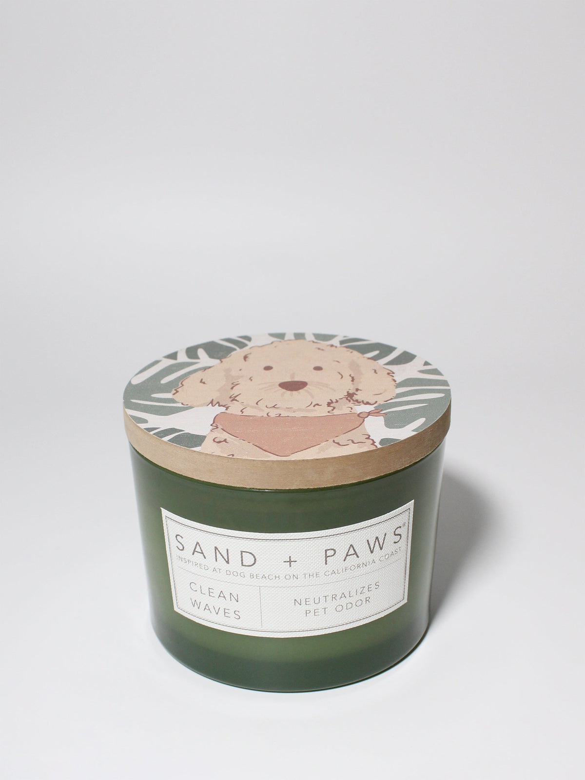 Signature Sand + Paws Clean Waves 12 oz scented candle