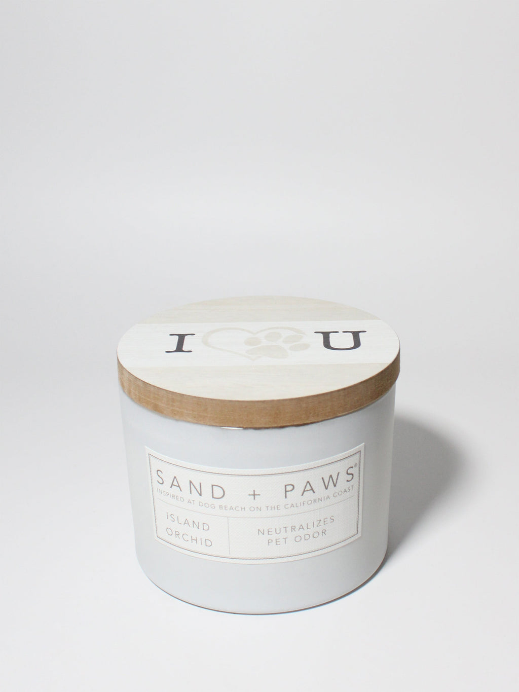 Signature Sand + Paws Island Orchid 12 oz scented candle