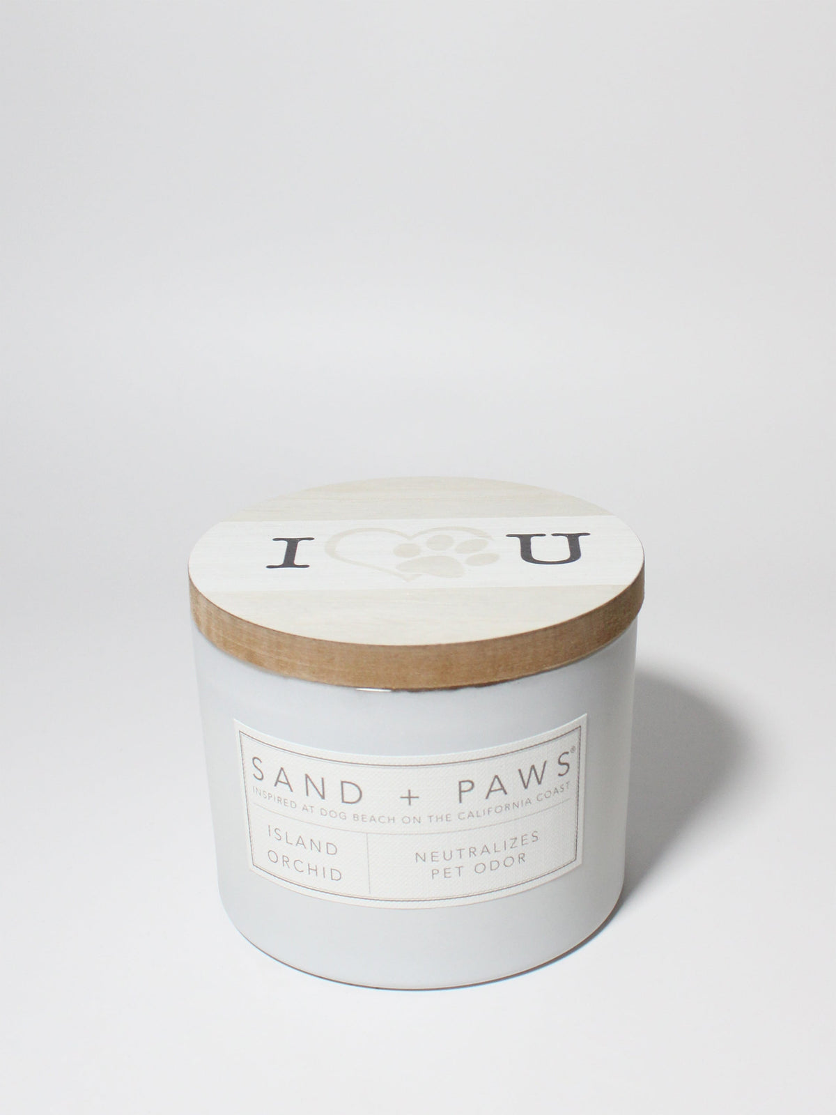 Signature Sand + Paws Island Orchid 12 oz scented candle