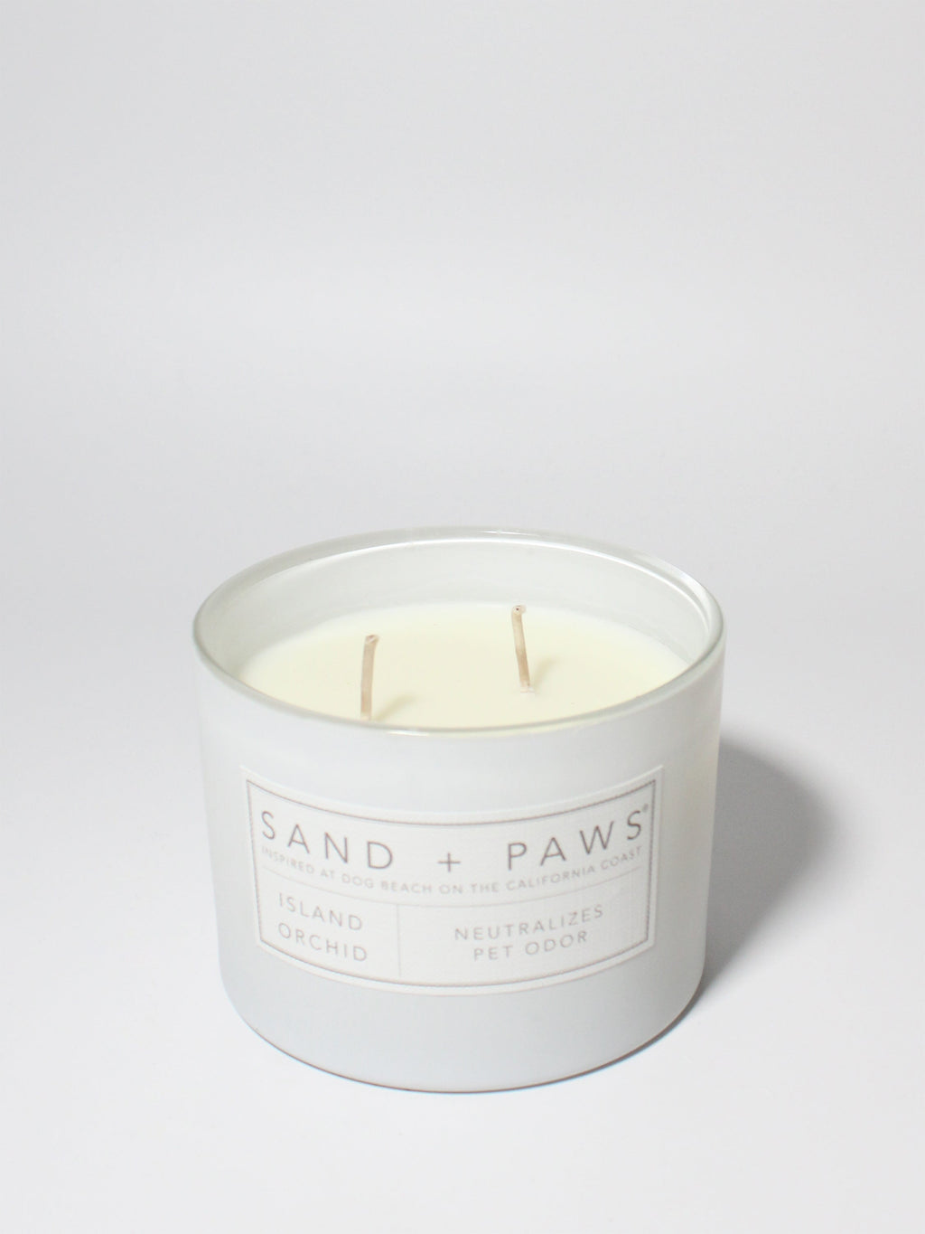 Signature Sand + Paws Island Orchid 12 oz scented candle