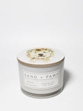 Signature Sand + Paws Mango Tangerine 12 oz scented candle