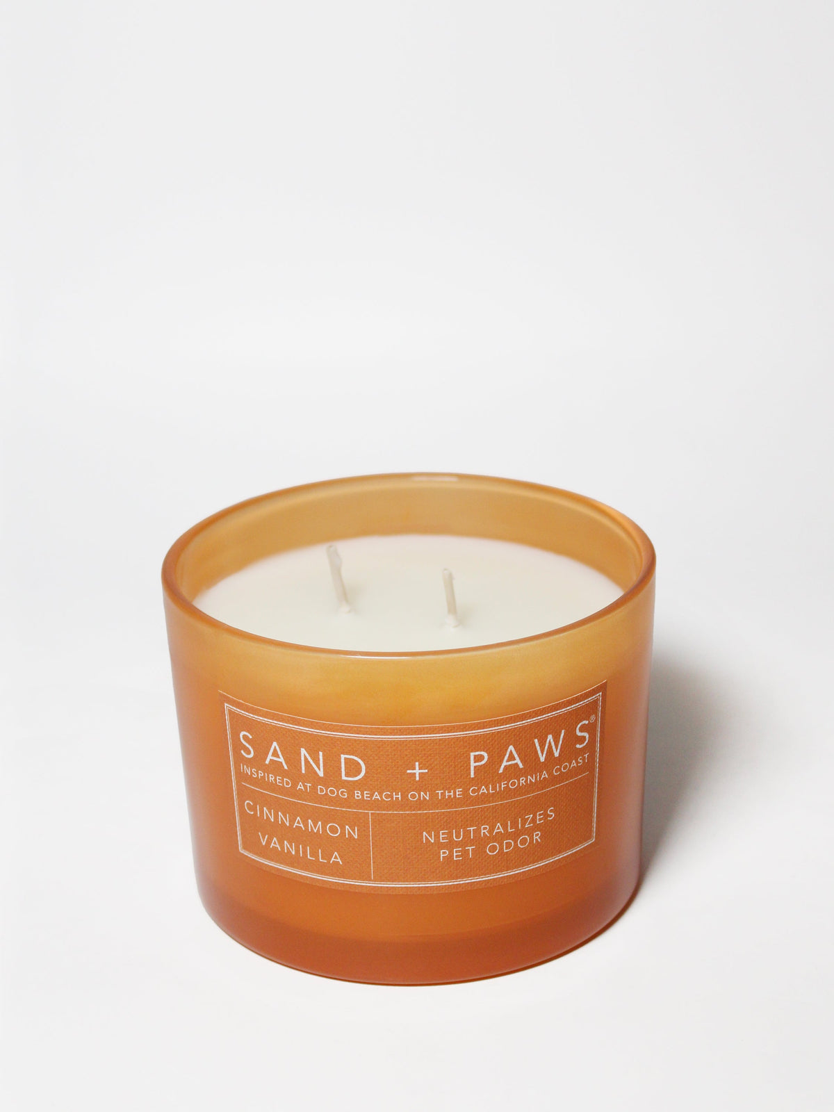 Signature Sand + Paws Cinnamon Vanilla 12 oz scented candle