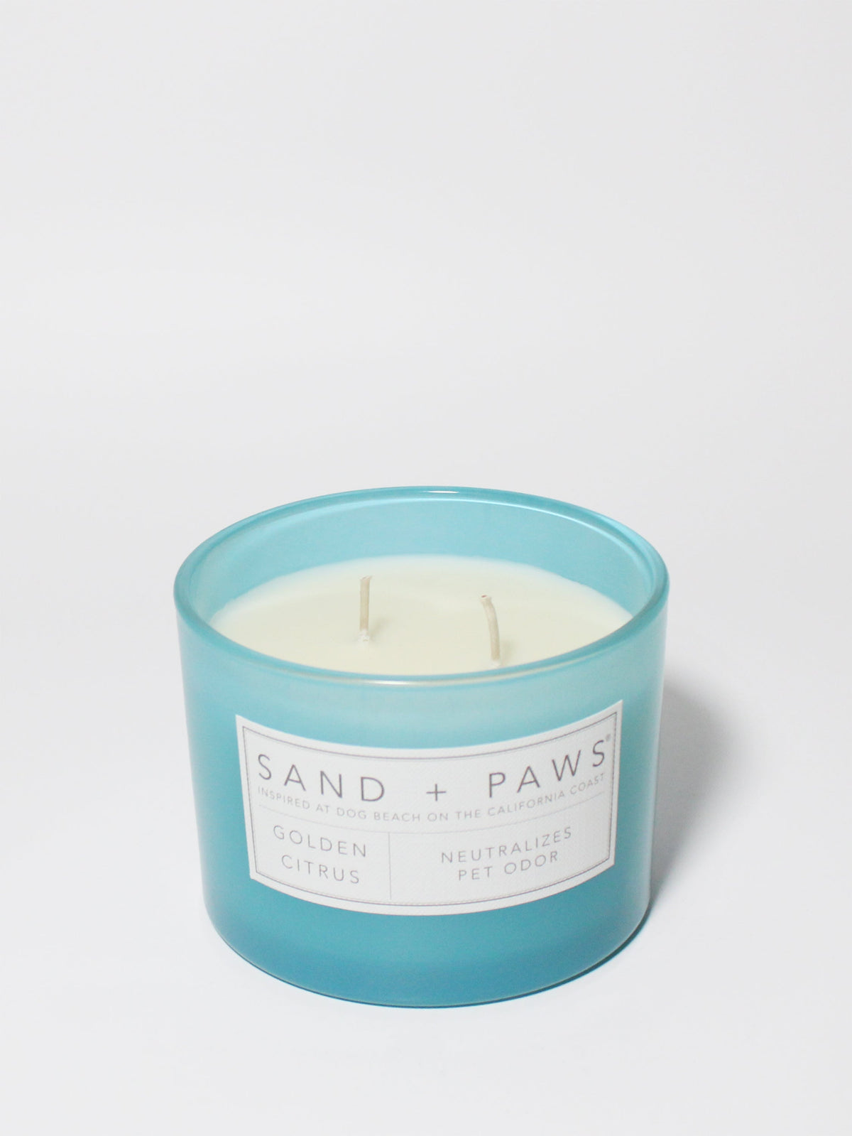 Signature Sand + Paws Golden Citrus 12 oz scented candle