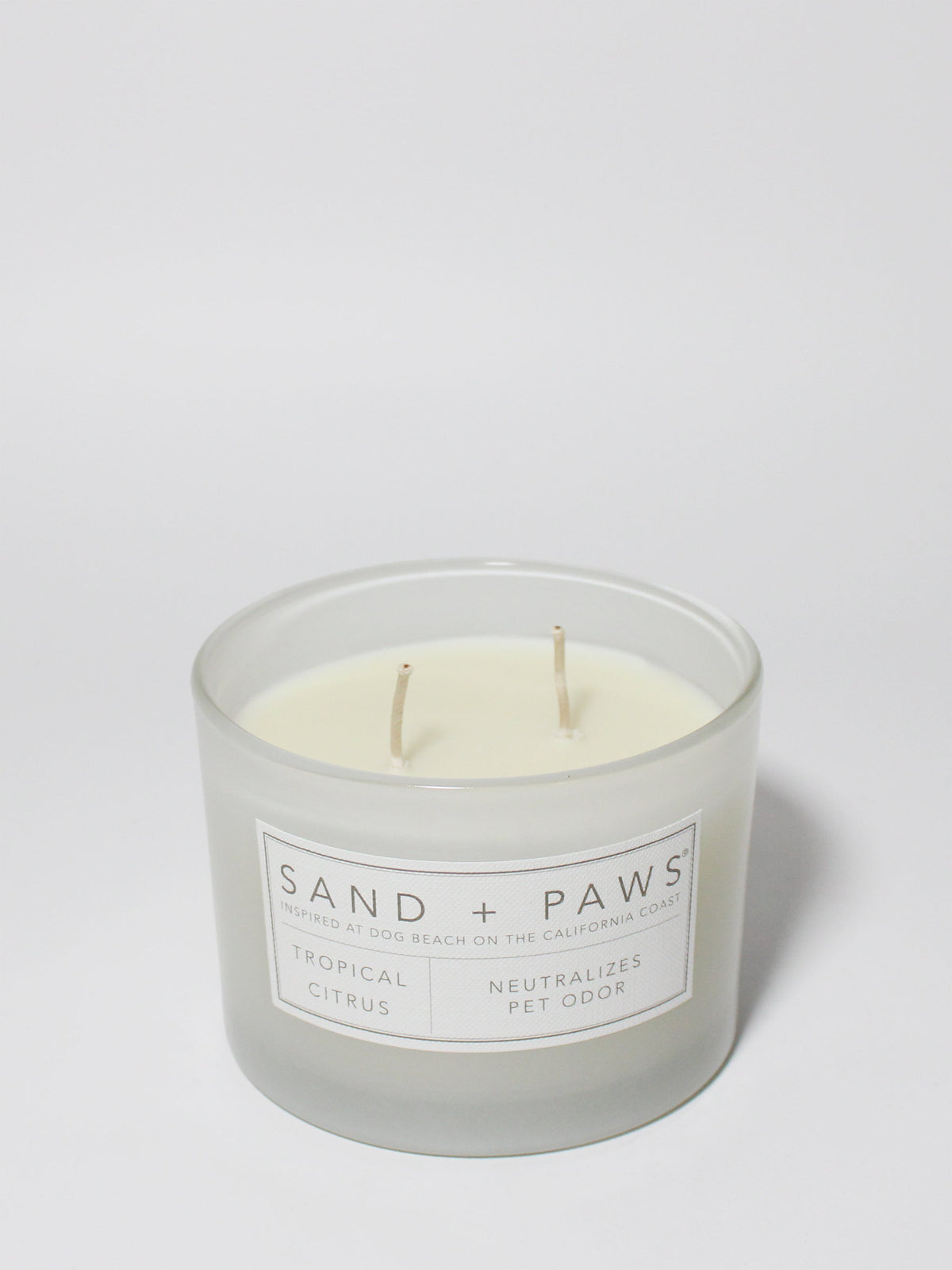 Signature Sand + Paws Tropical Citrus 12 oz scented candle