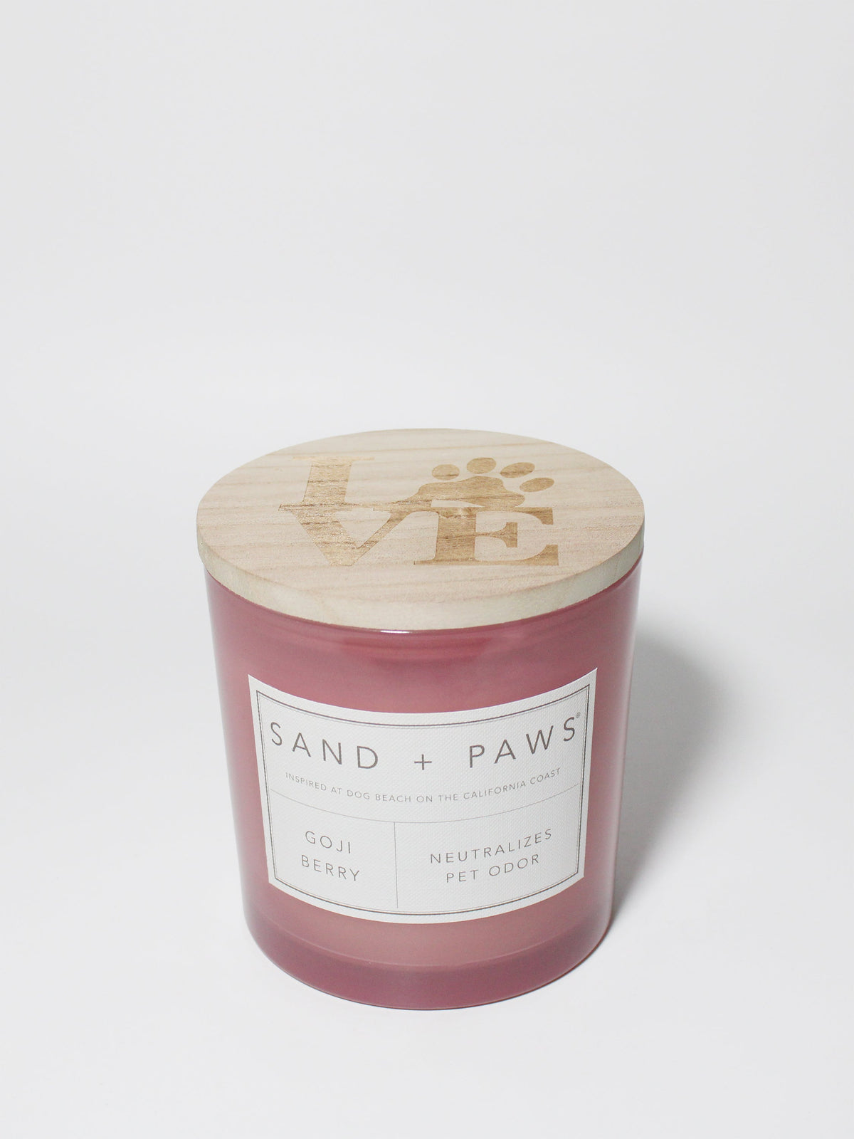 Signature Sand + Paws Goji Berry 21 oz scented candle