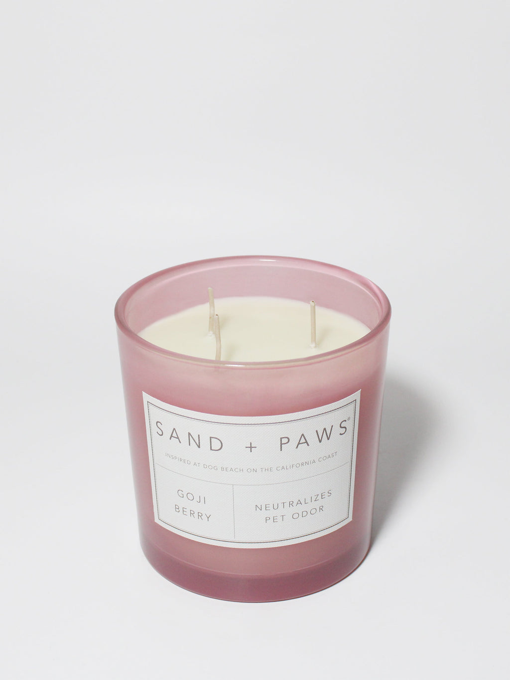 Signature Sand + Paws Goji Berry 21 oz scented candle