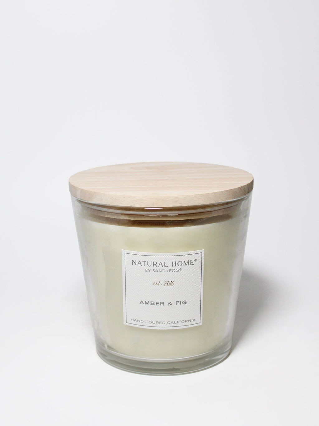 Signature Amber & Fig Natural Home 31 oz scented candle