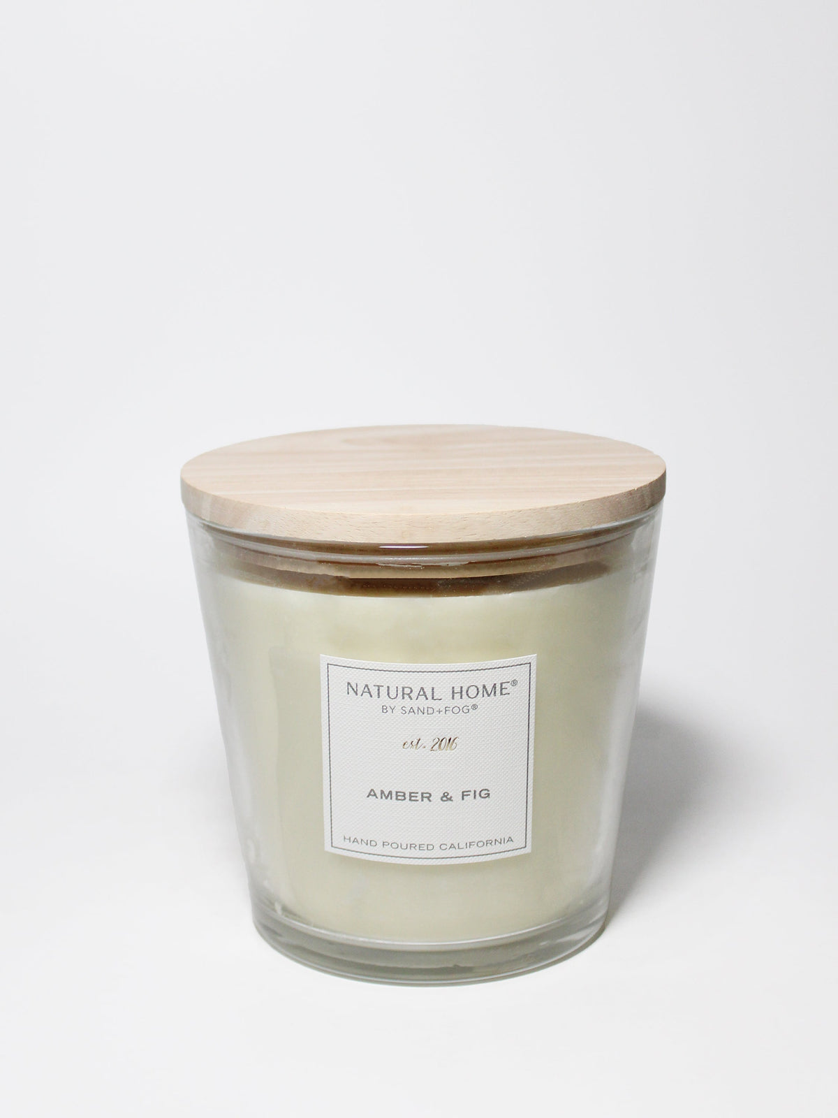 Signature Amber & Fig Natural Home 31 oz scented candle