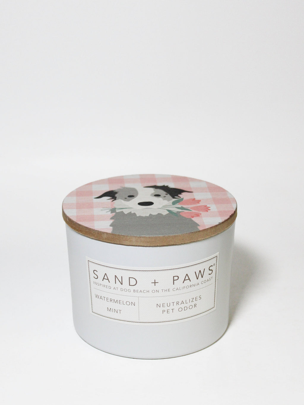 Signature Sand + Paws Watermelon Mint 12 oz scented candle
