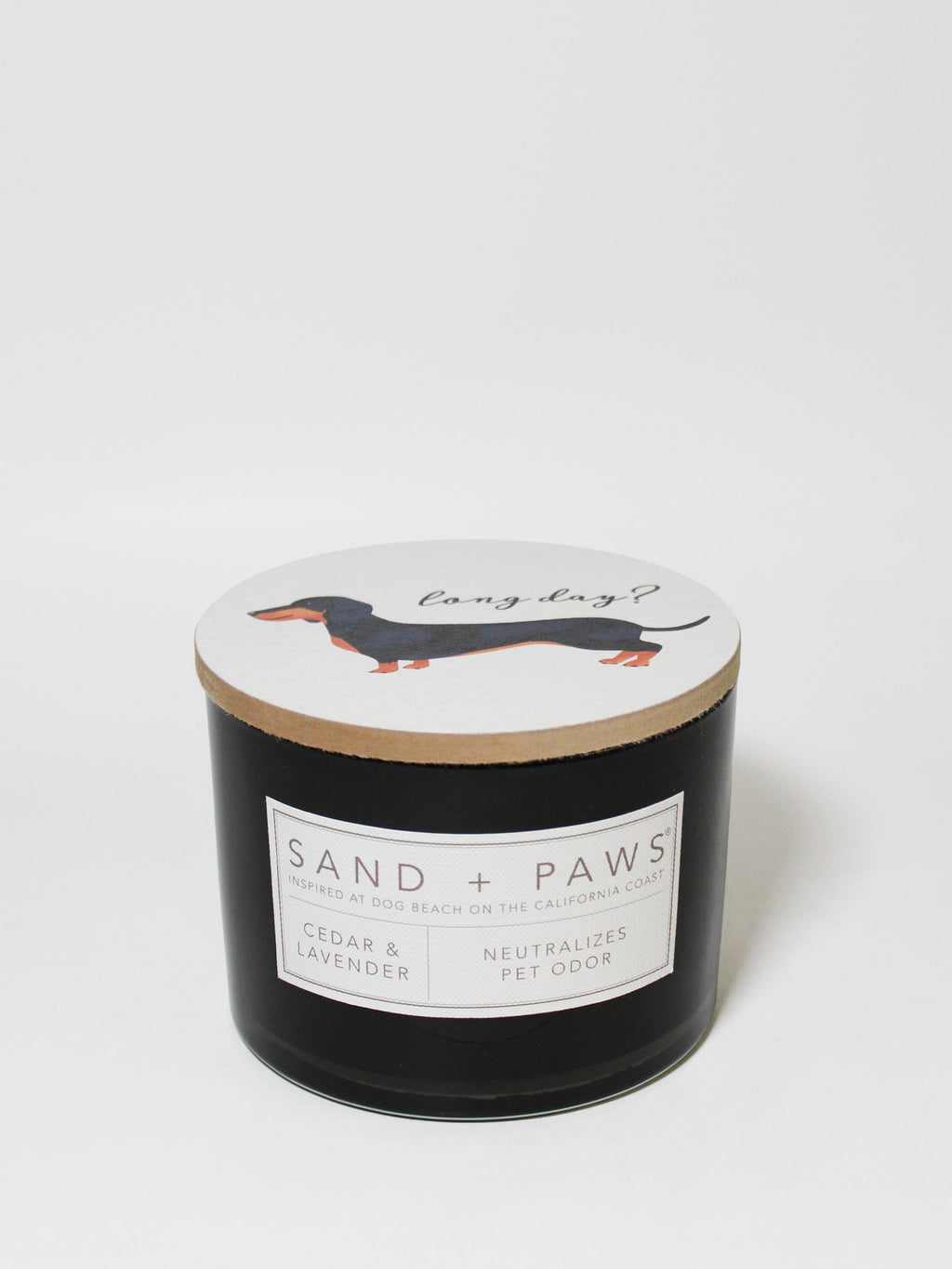 Signature Sand + Paws Cedar & Lavender 12 oz scented candle