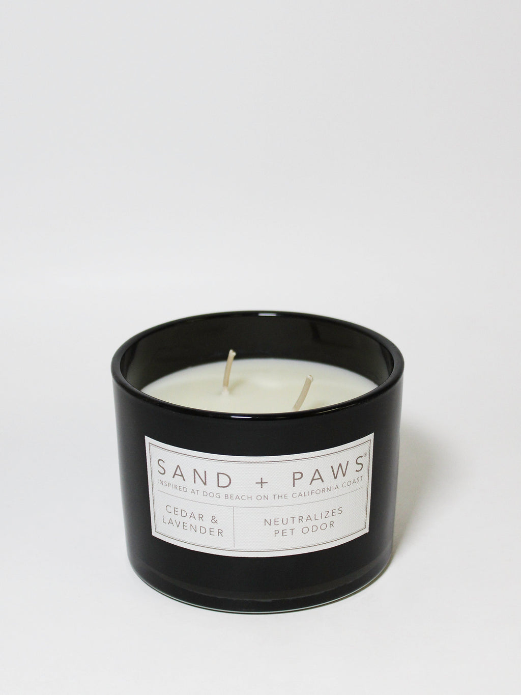 Signature Sand + Paws Cedar & Lavender 12 oz scented candle