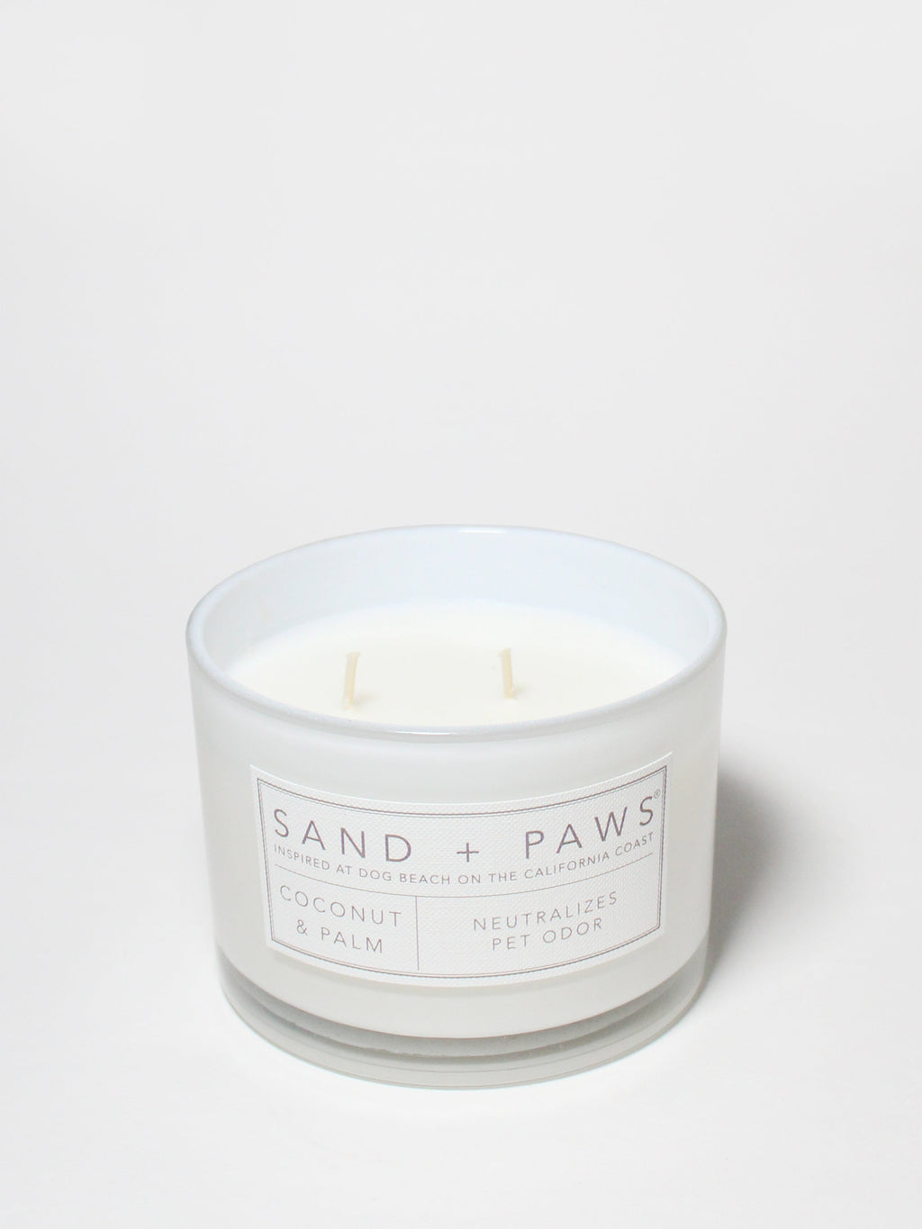 Signature Sand + Paws Coconut & Palm 12 oz scented candle