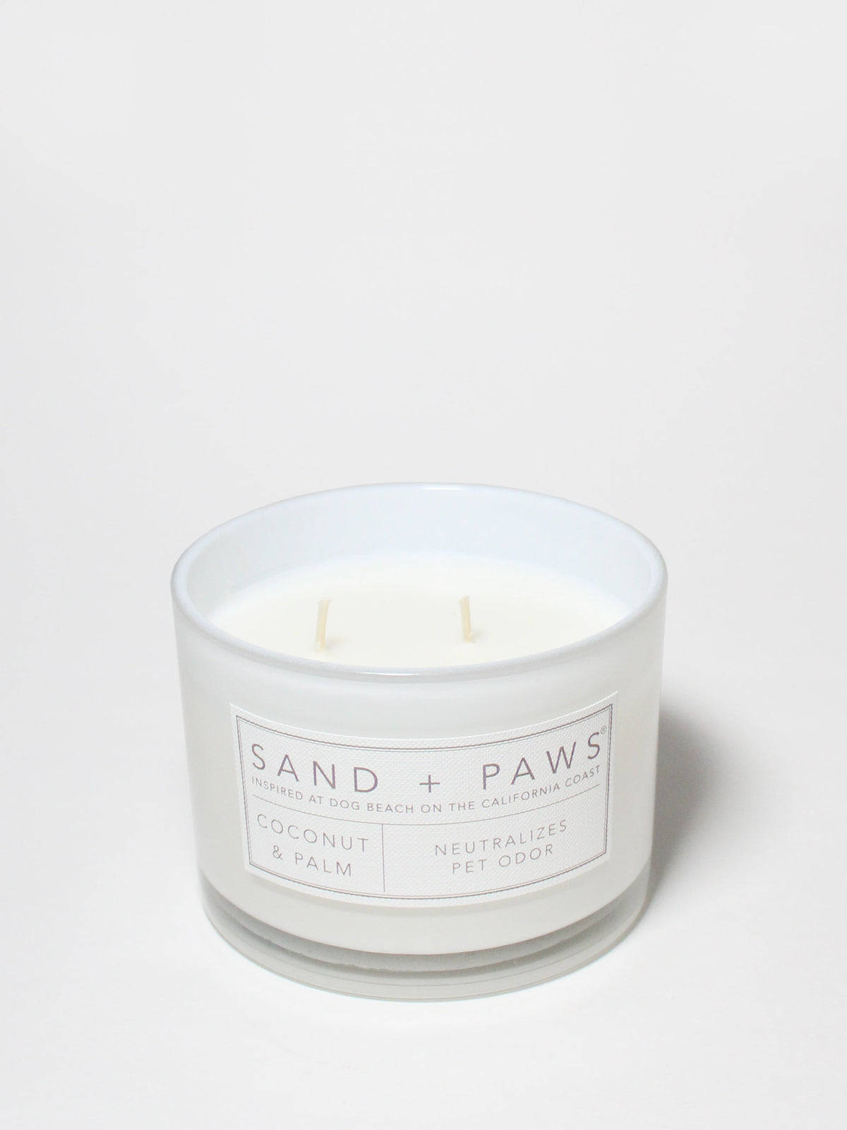 Signature Sand + Paws Coconut & Palm 12 oz scented candle