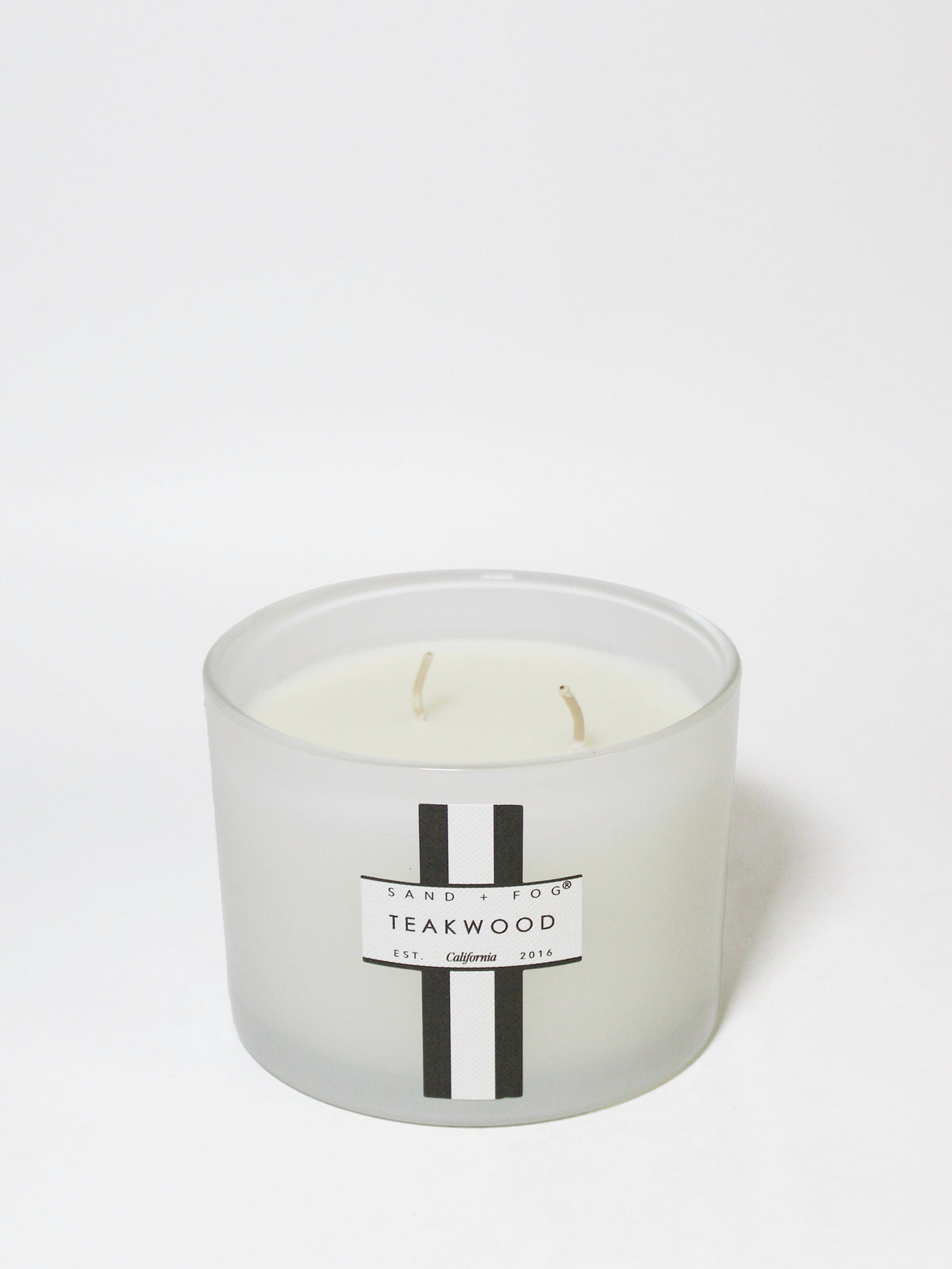 Signature Teakwood 12 oz scented candle