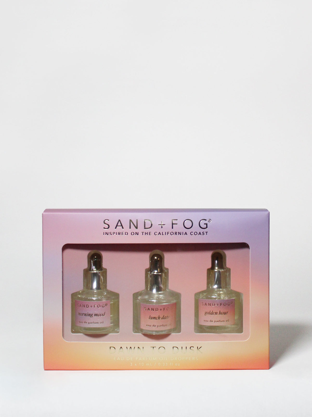 Elegant Exploratory Perfume Oil Dropper Set - Dawn to Dusk Collection