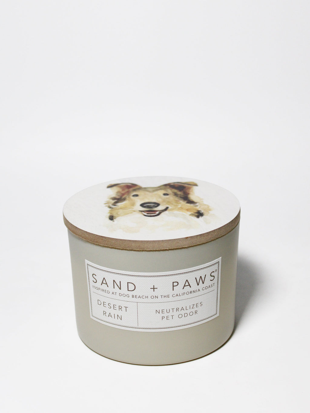 Signature Sand + Paws Desert Rain 12 oz scented candle