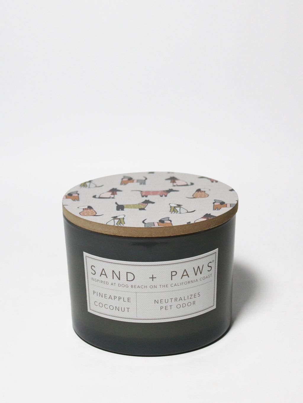 Signature Sand + Paws Pineapple Coconut 12 oz scented candle