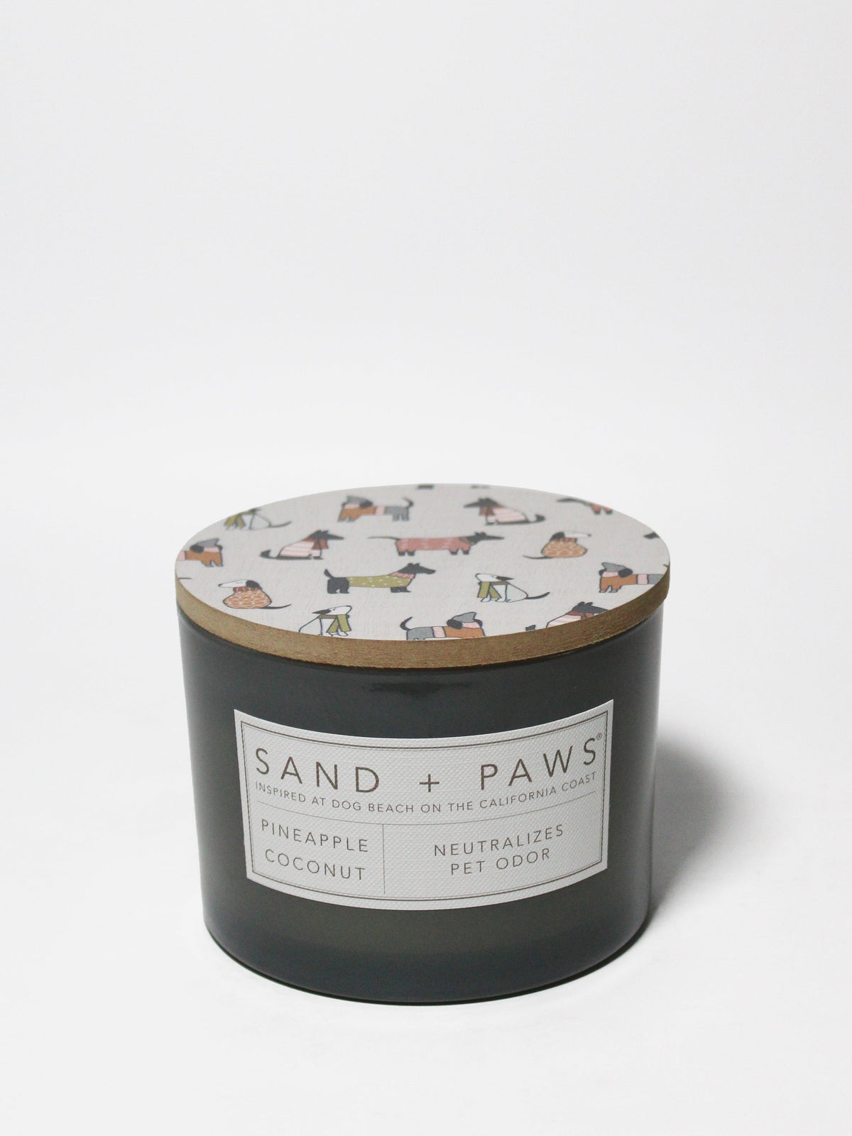 Signature Sand + Paws Pineapple Coconut 12 oz scented candle