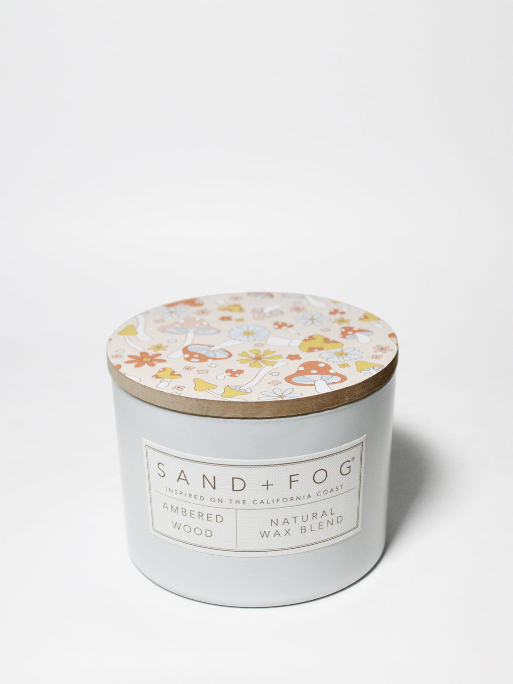 Signature Ambered Wood 12 oz scented candle