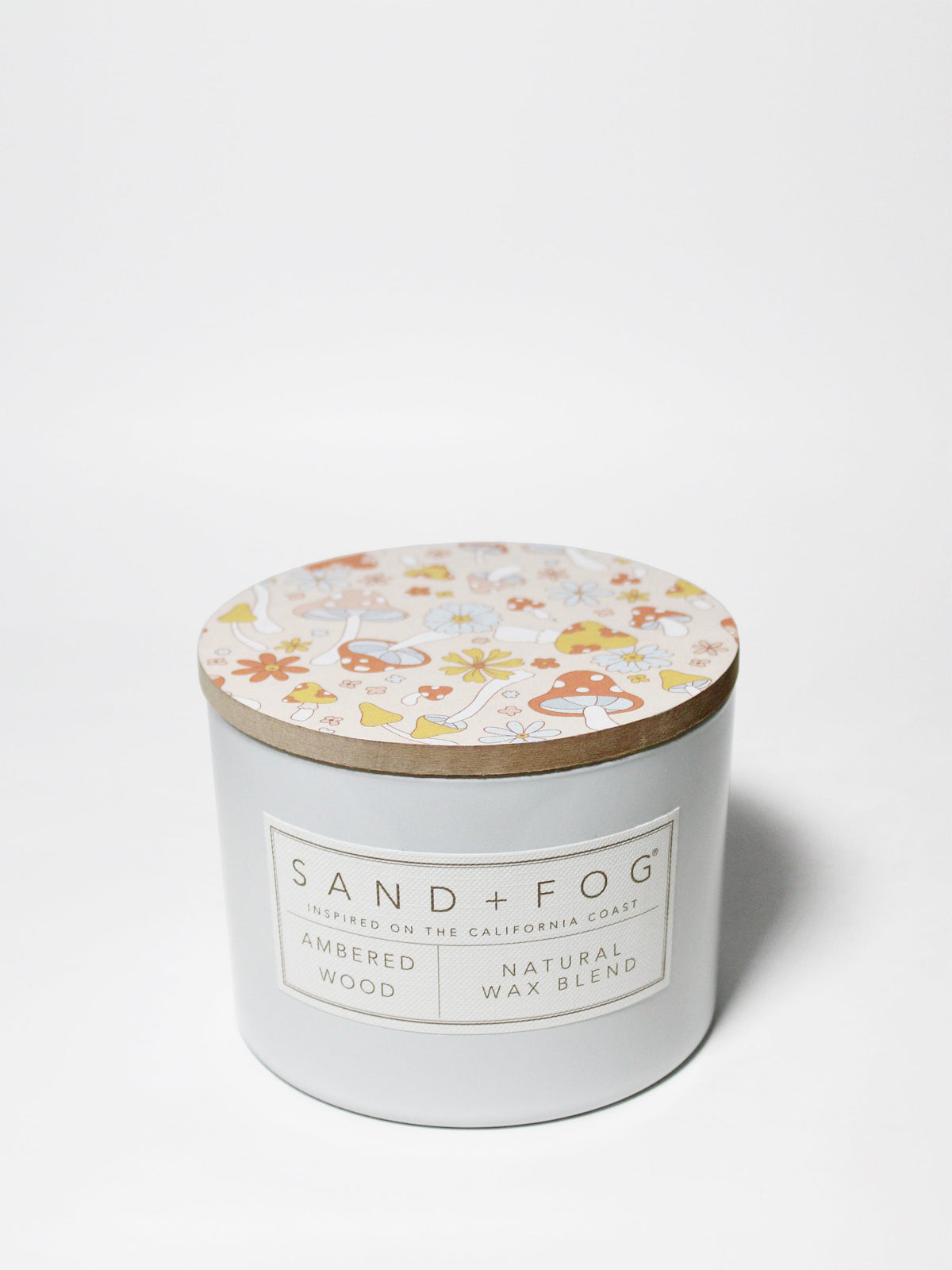 Signature Ambered Wood 12 oz scented candle