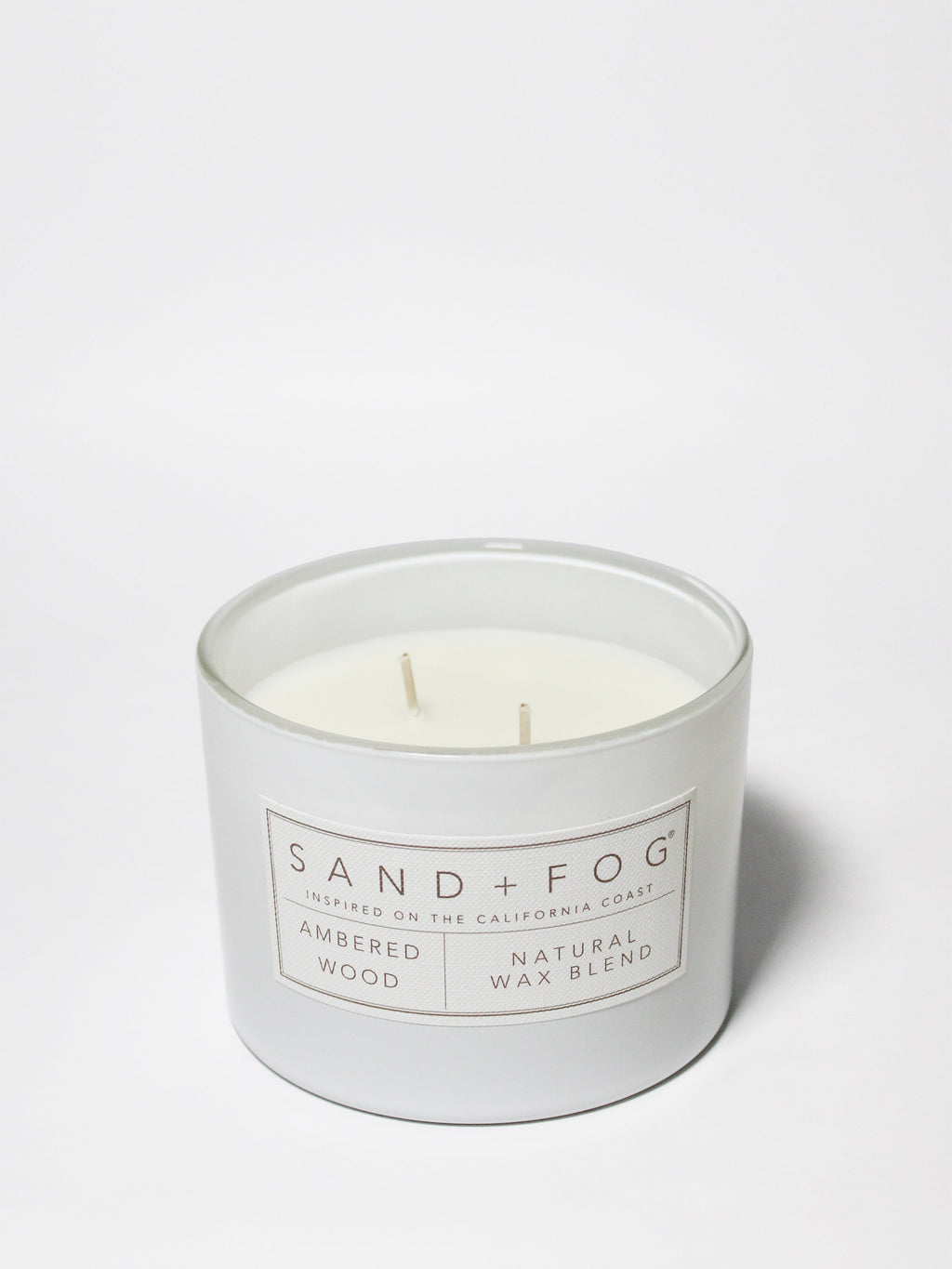 Signature Ambered Wood 12 oz scented candle