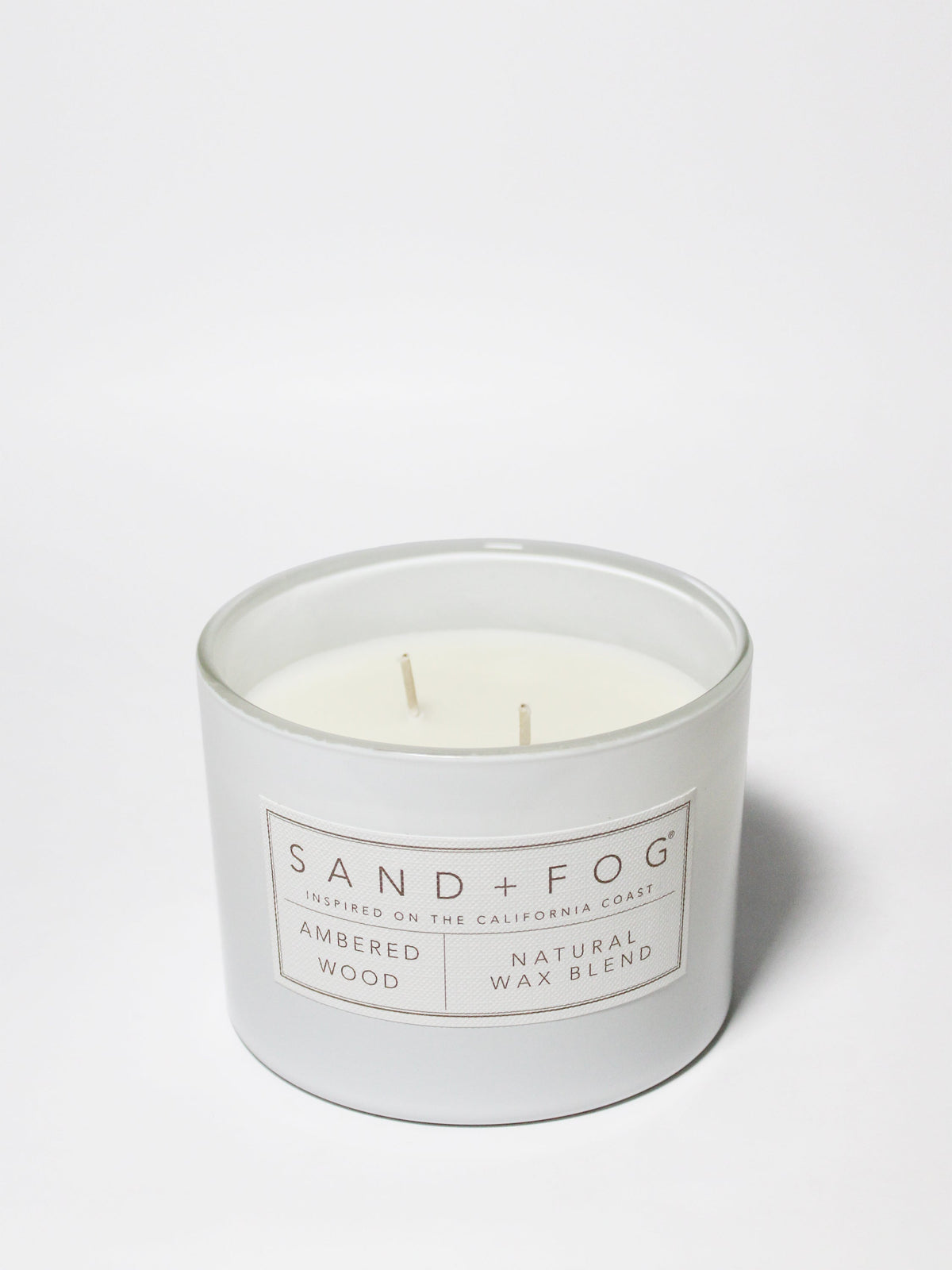 Signature Ambered Wood 12 oz scented candle