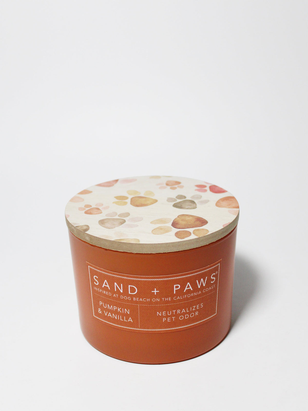 Signature Sand + Paws Pumpkin & Vanilla 12 oz scented candle