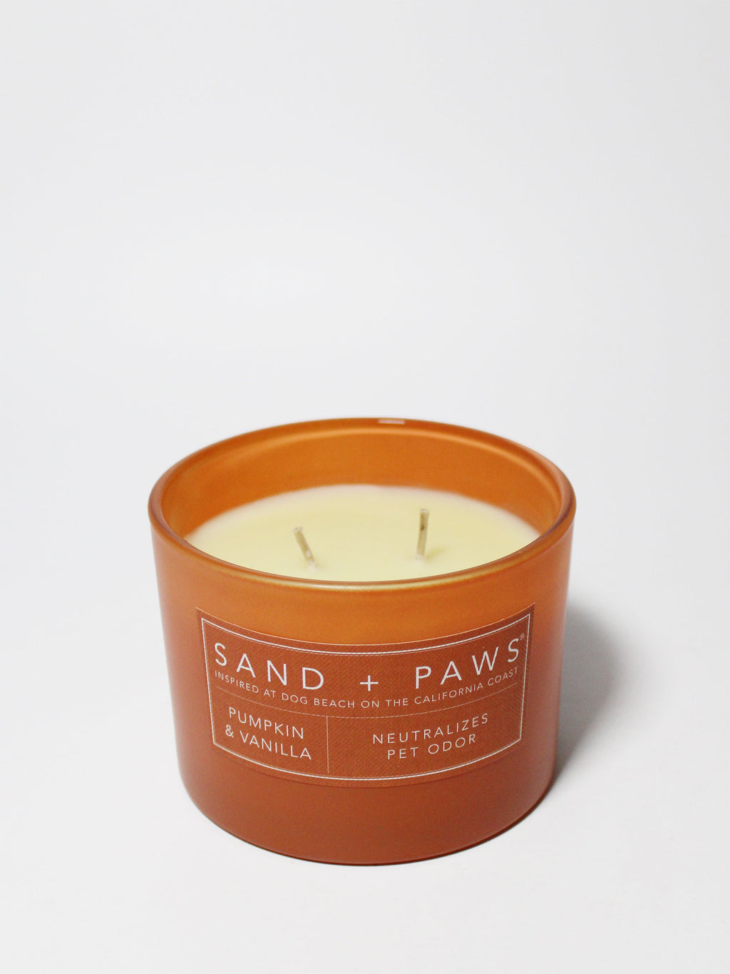 Signature Sand + Paws Pumpkin & Vanilla 12 oz scented candle