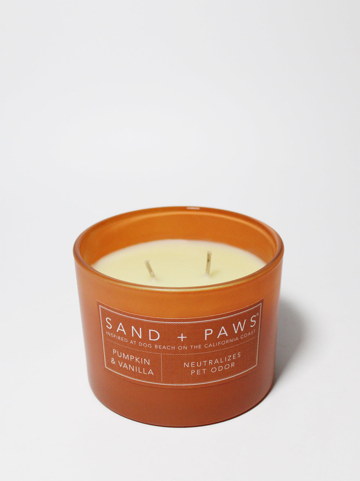 Signature Sand + Paws Pumpkin & Vanilla 12 oz scented candle