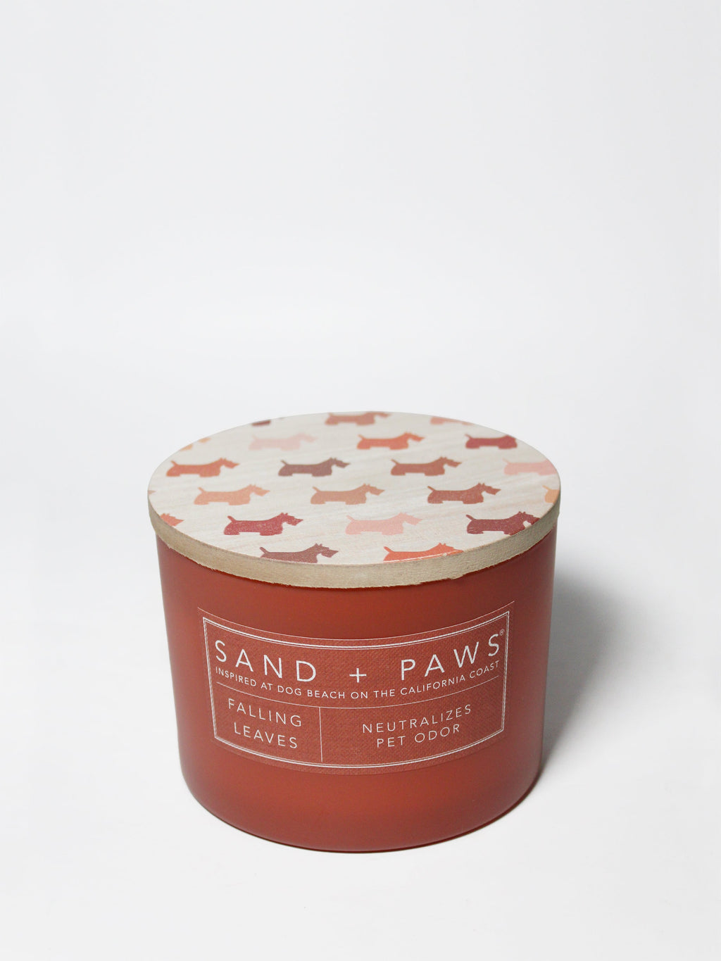 Signature Sand + Paws Falling Leaves 12 oz scented candle