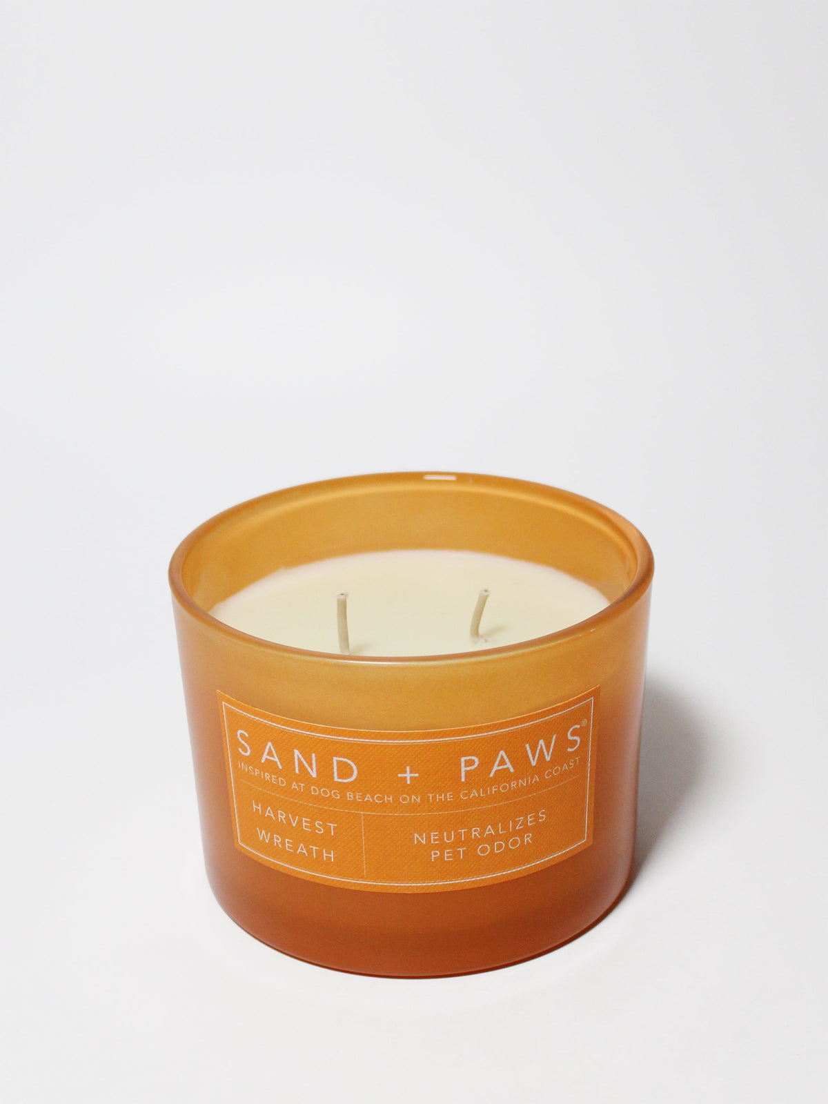 Signature Sand + Paws Harvest Wreath 12 oz scented candle