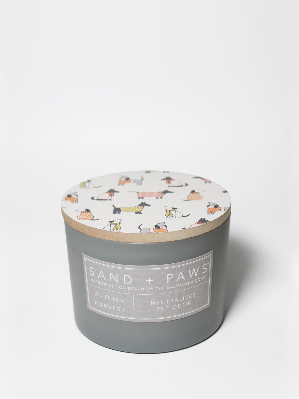 Signature Sand + Paws Autumn Harvest 12 oz scented candle