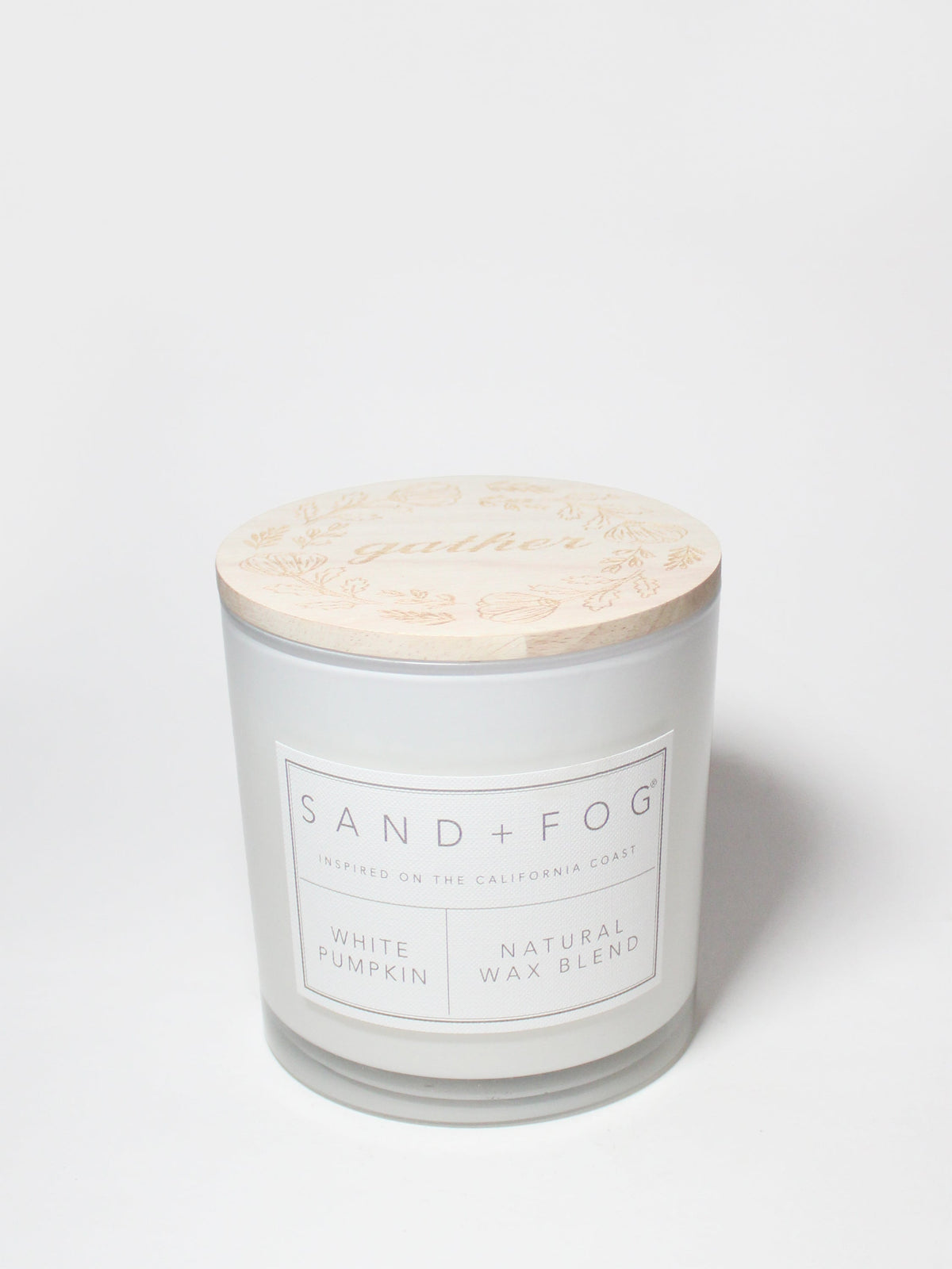 Signature White Pumpkin 21 oz scented candle