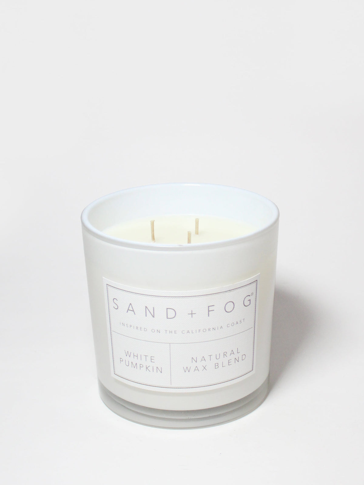 Signature White Pumpkin 21 oz scented candle