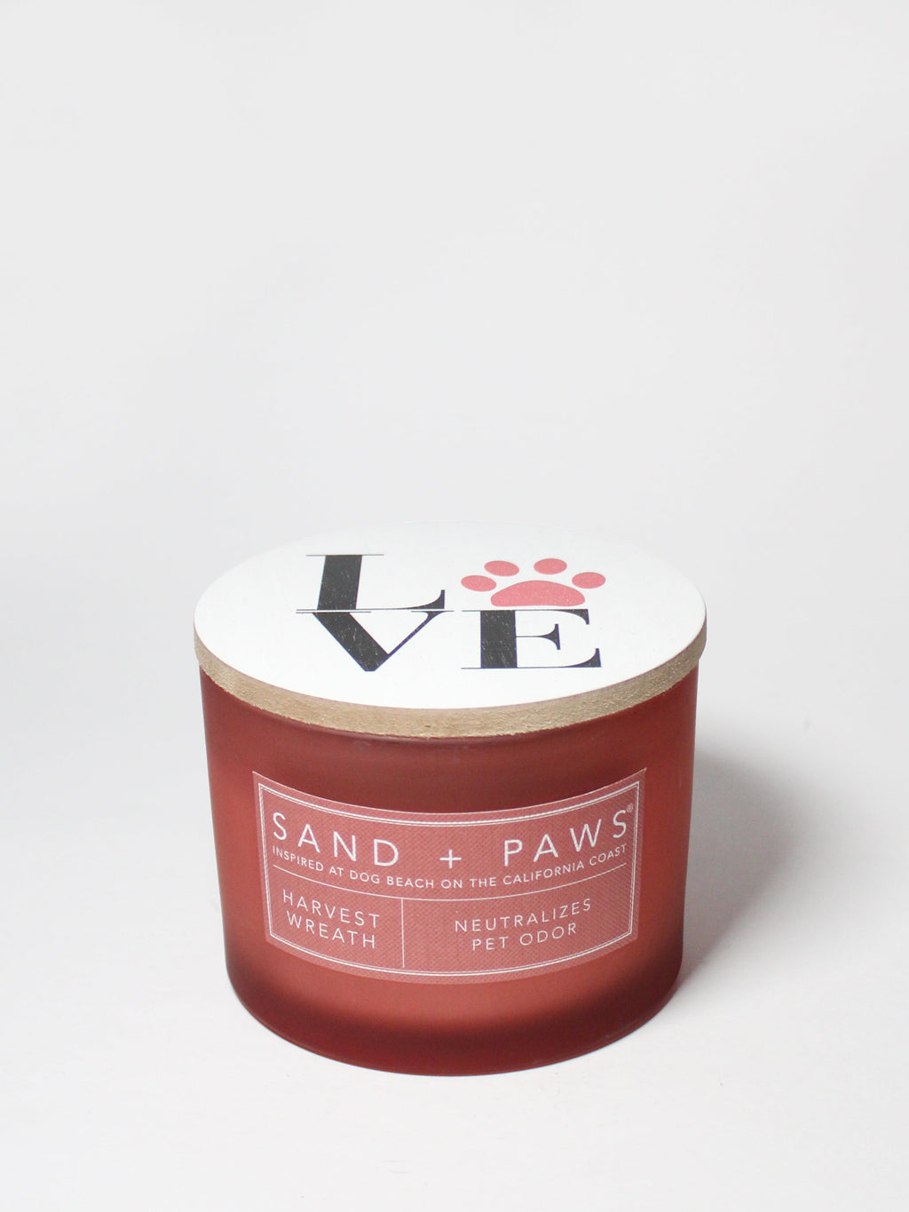 Signature Sand + Paws Harvest Wreath 12 oz scented candle