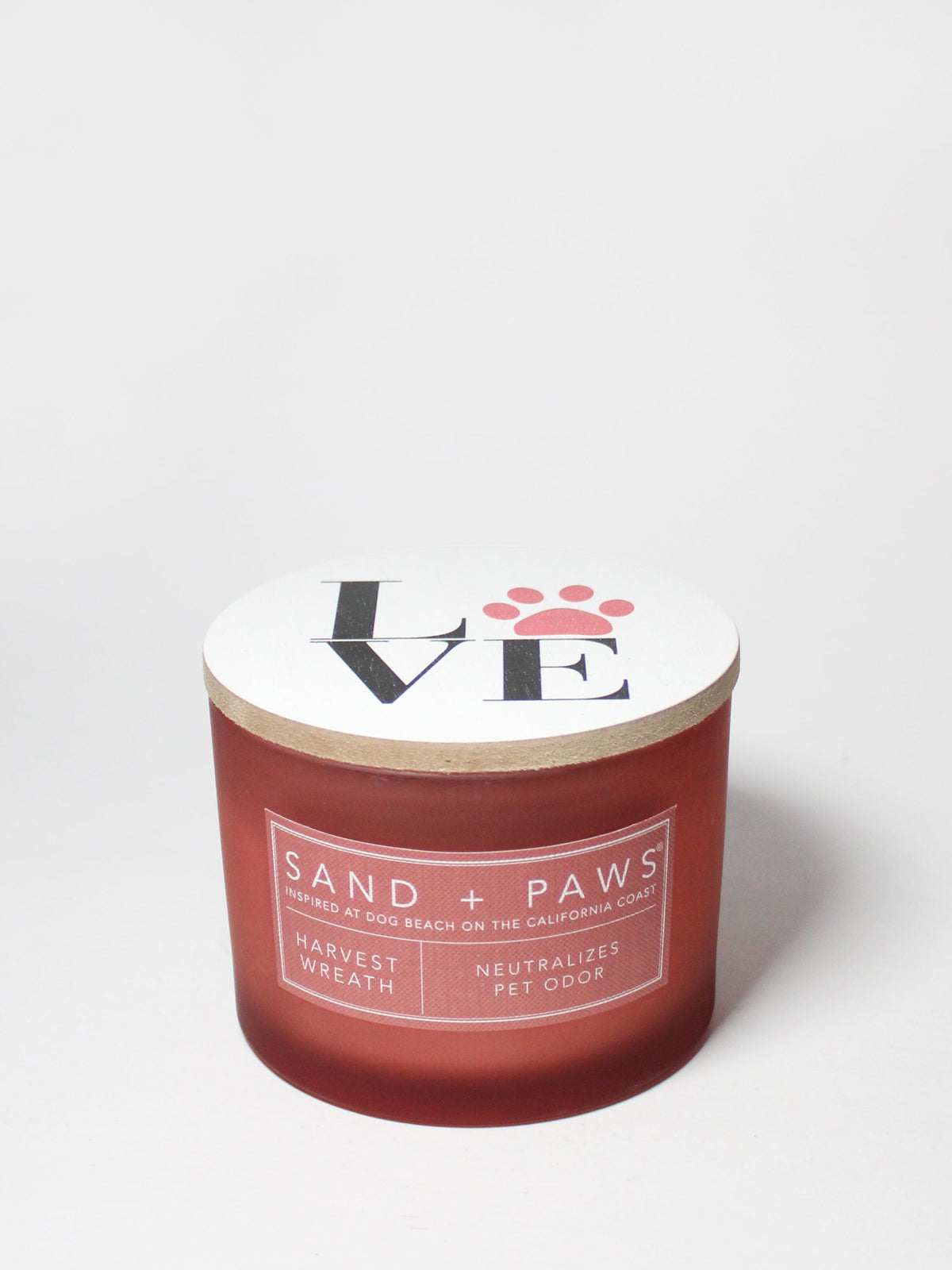 Signature Sand + Paws Harvest Wreath 12 oz scented candle