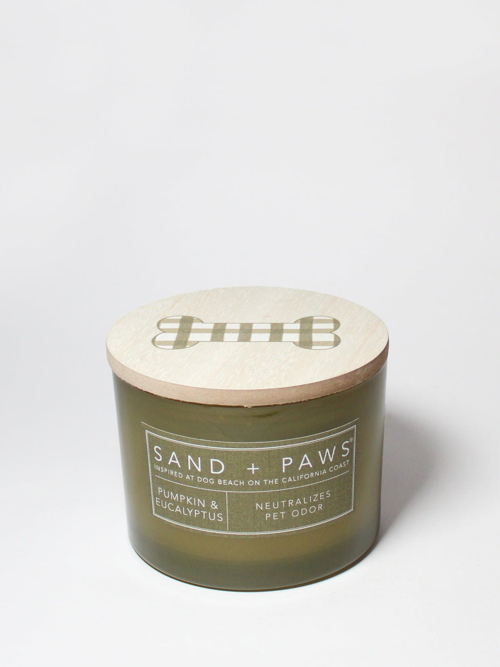 Signature Sand + Paws Pumpkin & Eucalyptus 12 oz scented candle