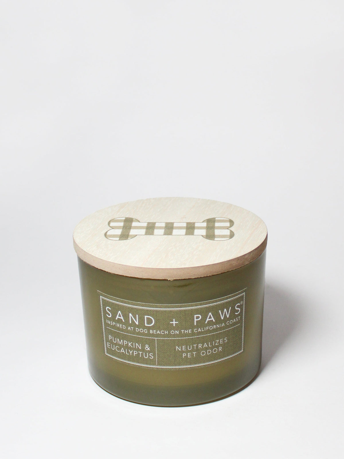 Signature Sand + Paws Pumpkin & Eucalyptus 12 oz scented candle