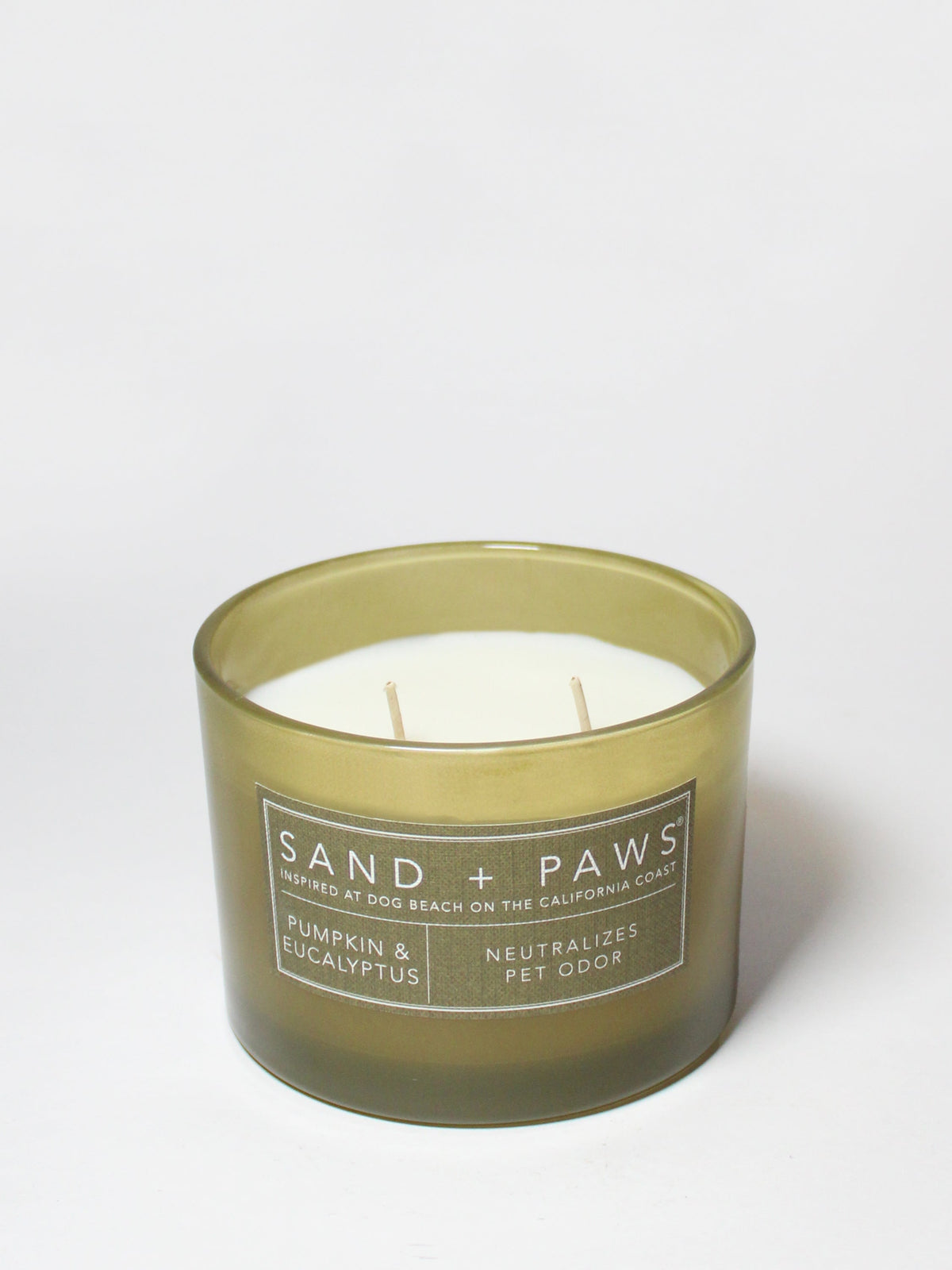 Signature Sand + Paws Pumpkin & Eucalyptus 12 oz scented candle