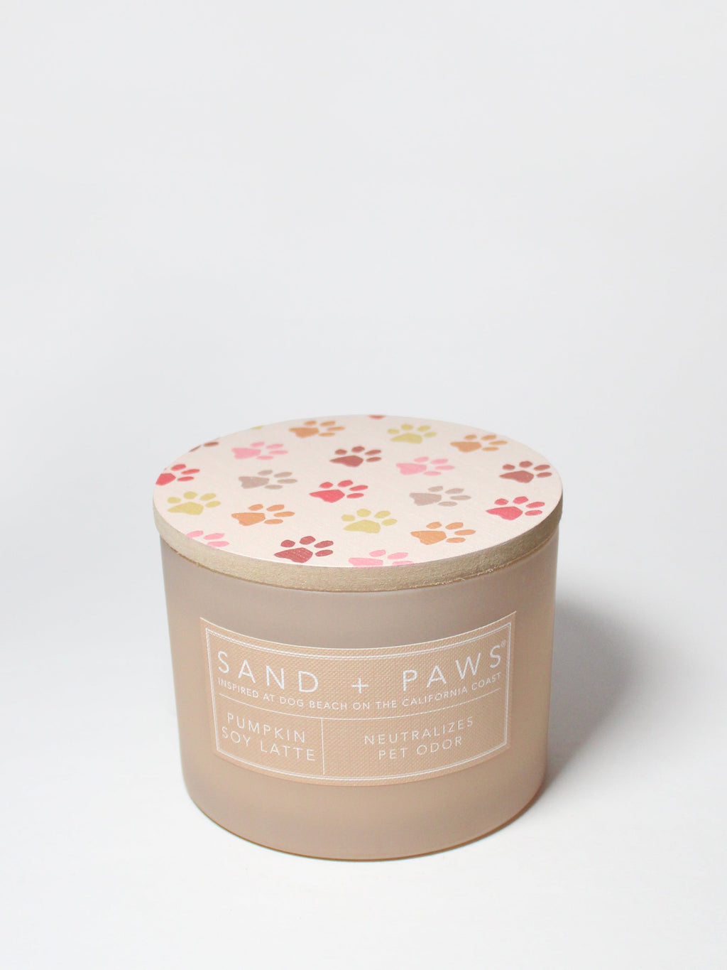 Signature Sand + Paws Pumpkin Soy Latte 12 oz scented candle