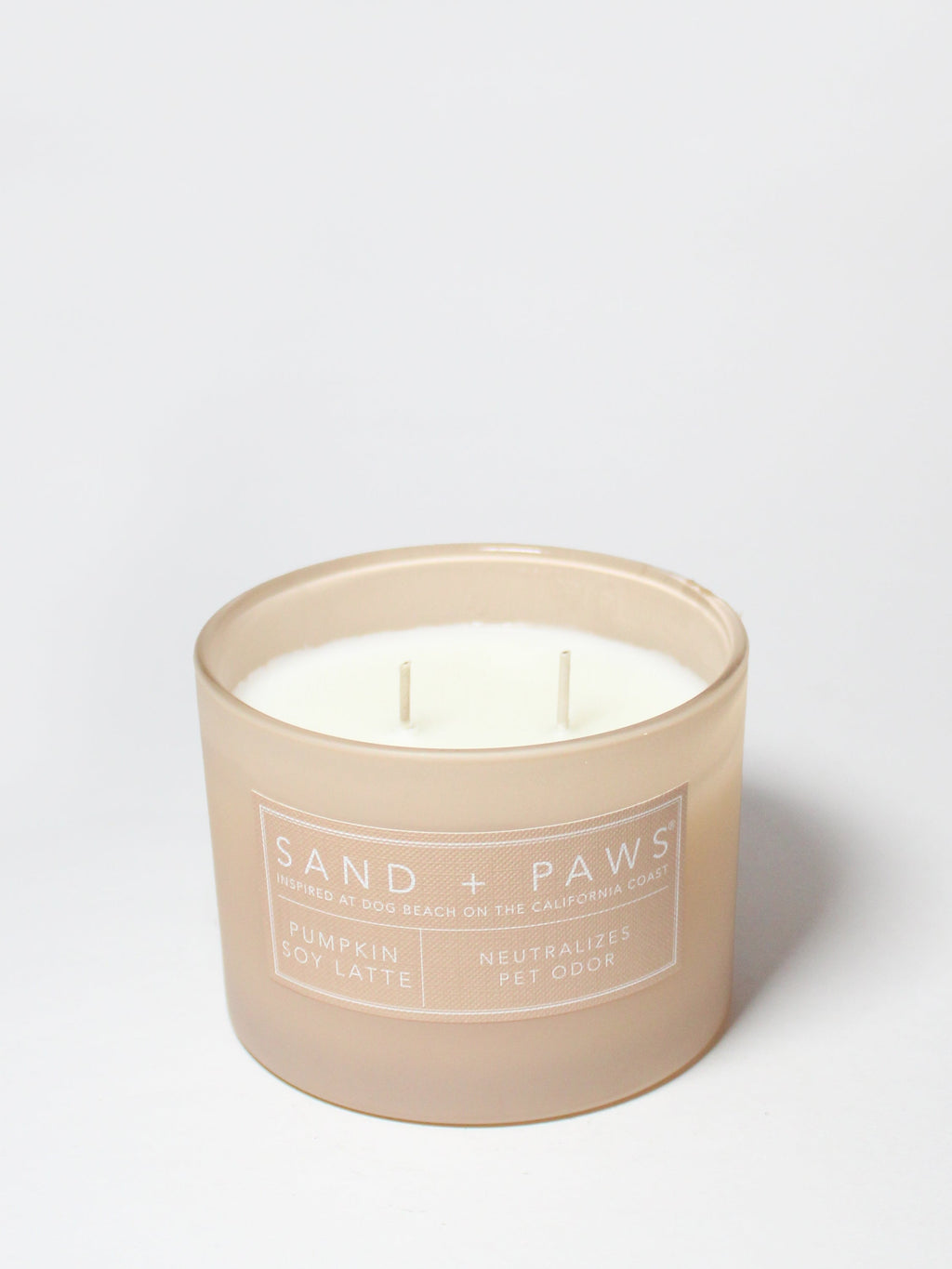 Signature Sand + Paws Pumpkin Soy Latte 12 oz scented candle
