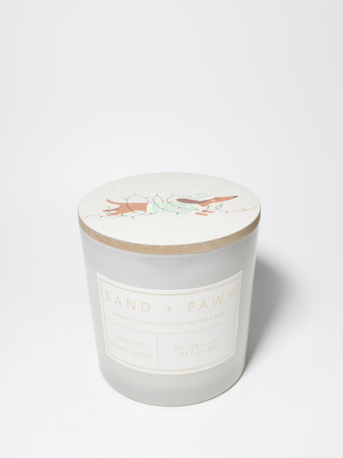 Signature Sand + Paws Juniper Berry Sage 21 oz scented candle