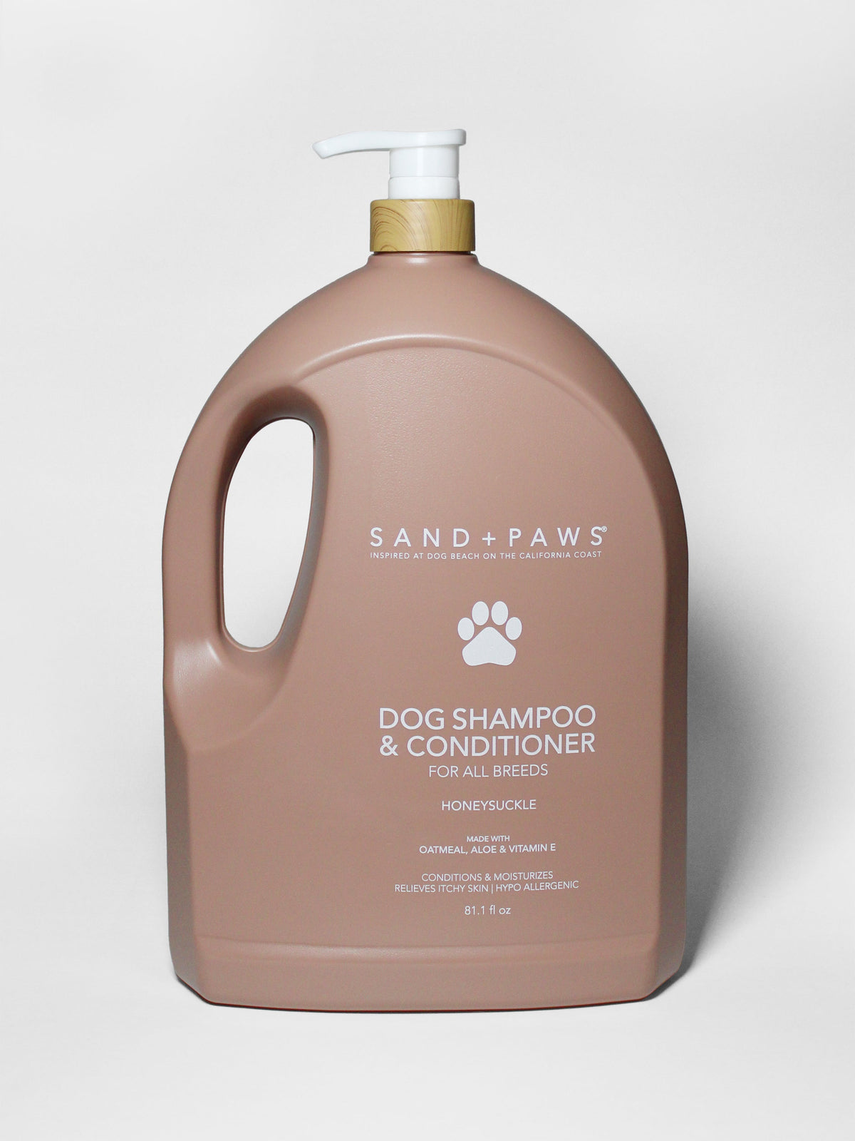 Practical Sand + Paws Pet Shampoo & Conditioner - Honeysuckle
