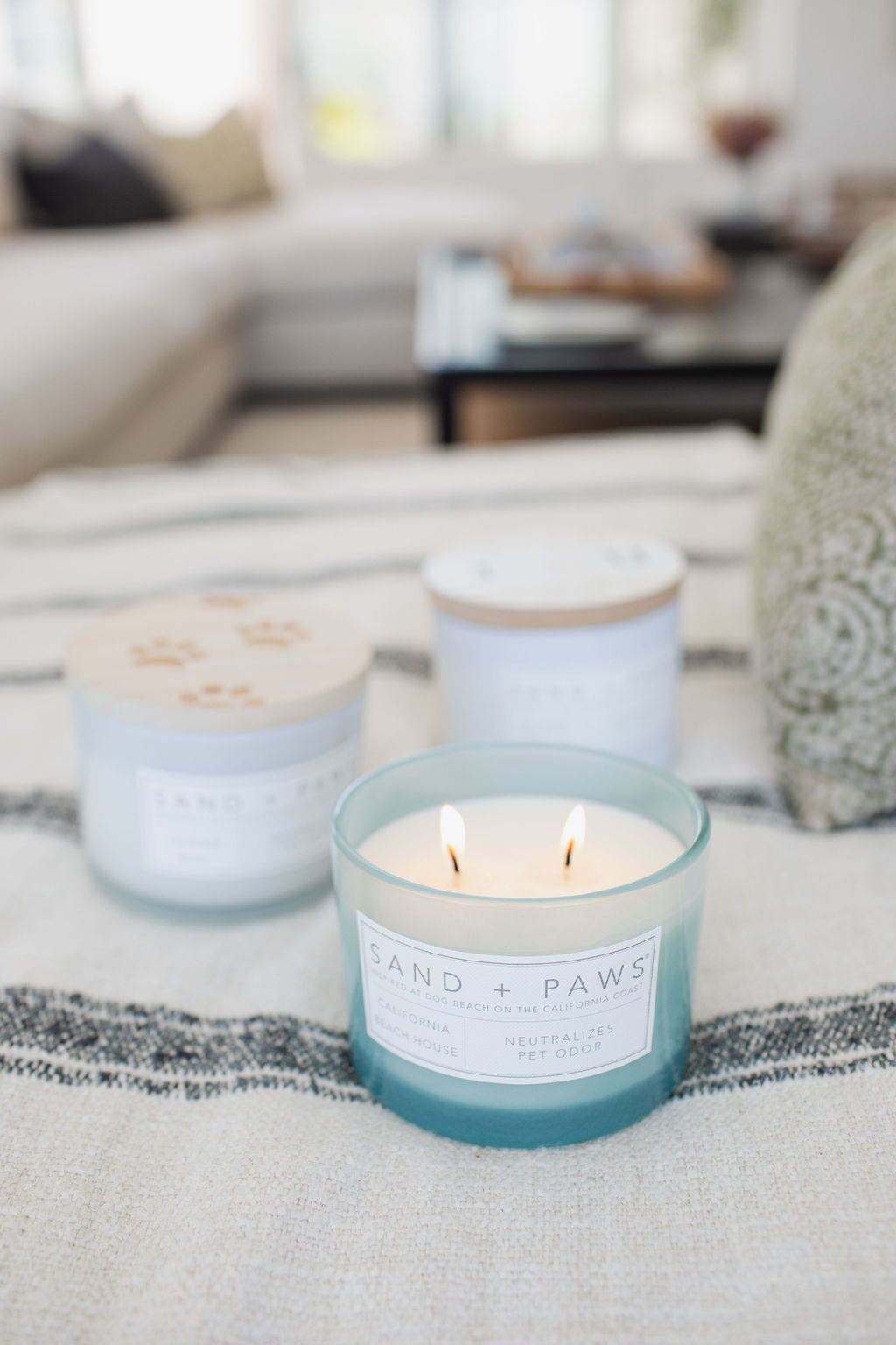 Signature Sand + Paws California Beach House 12 oz scented candle