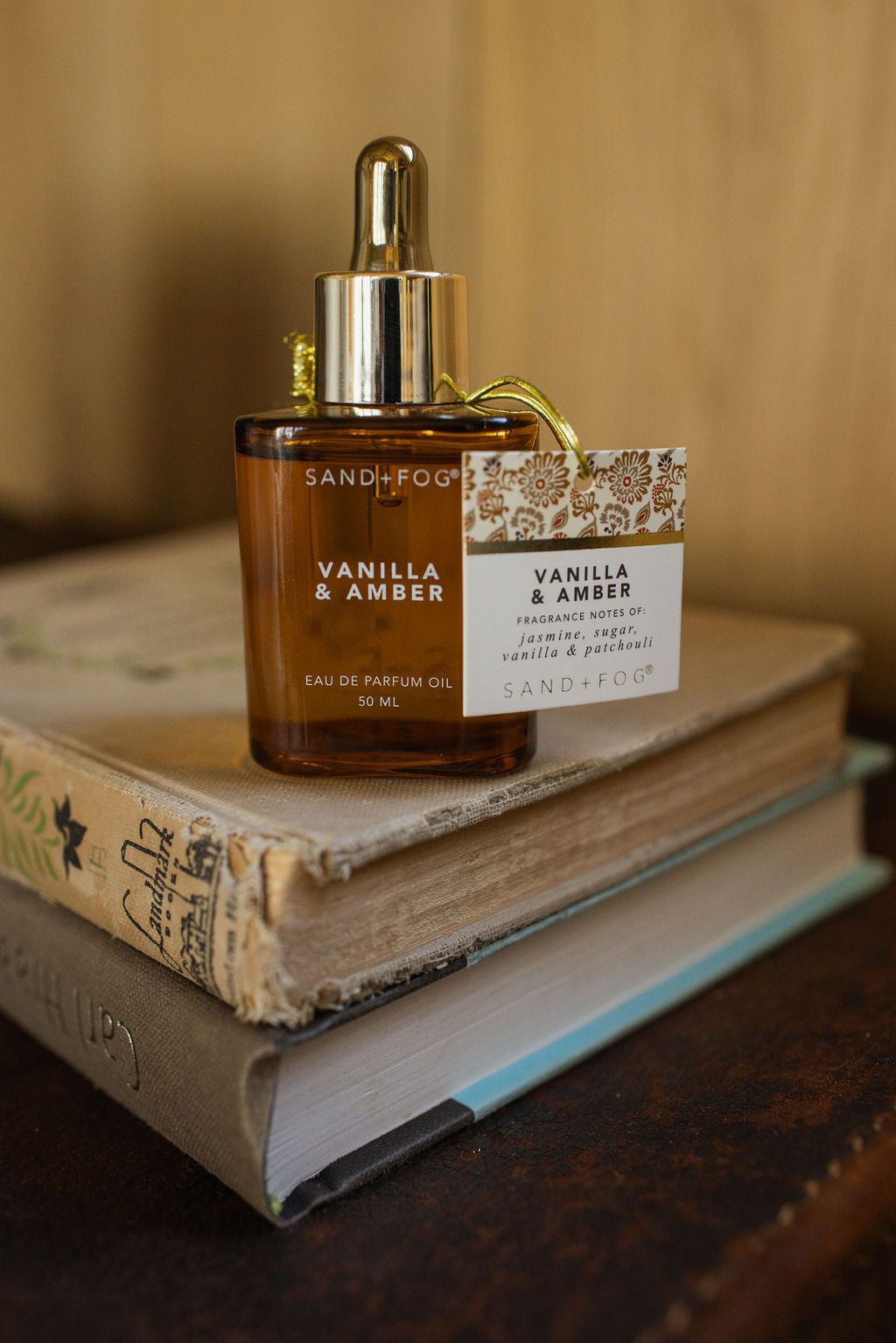 Elegant Vanilla & Amber 50ml Perfume Oil Dropper