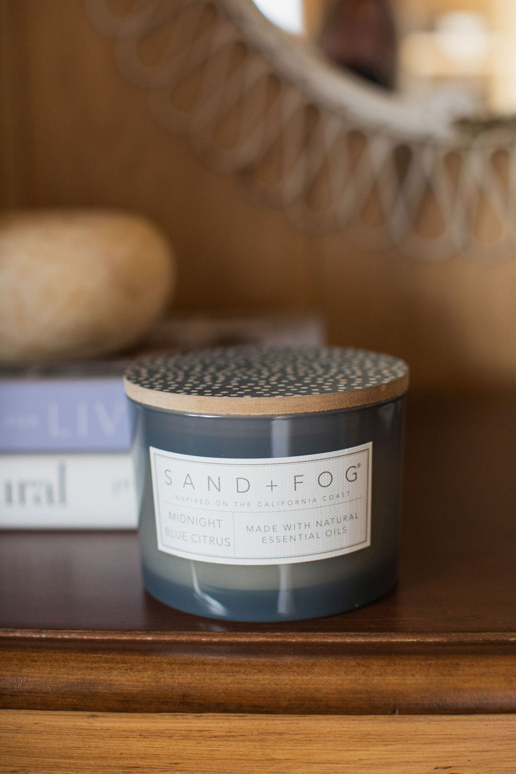 Signature Midnight Blue Citrus 12 oz scented candle