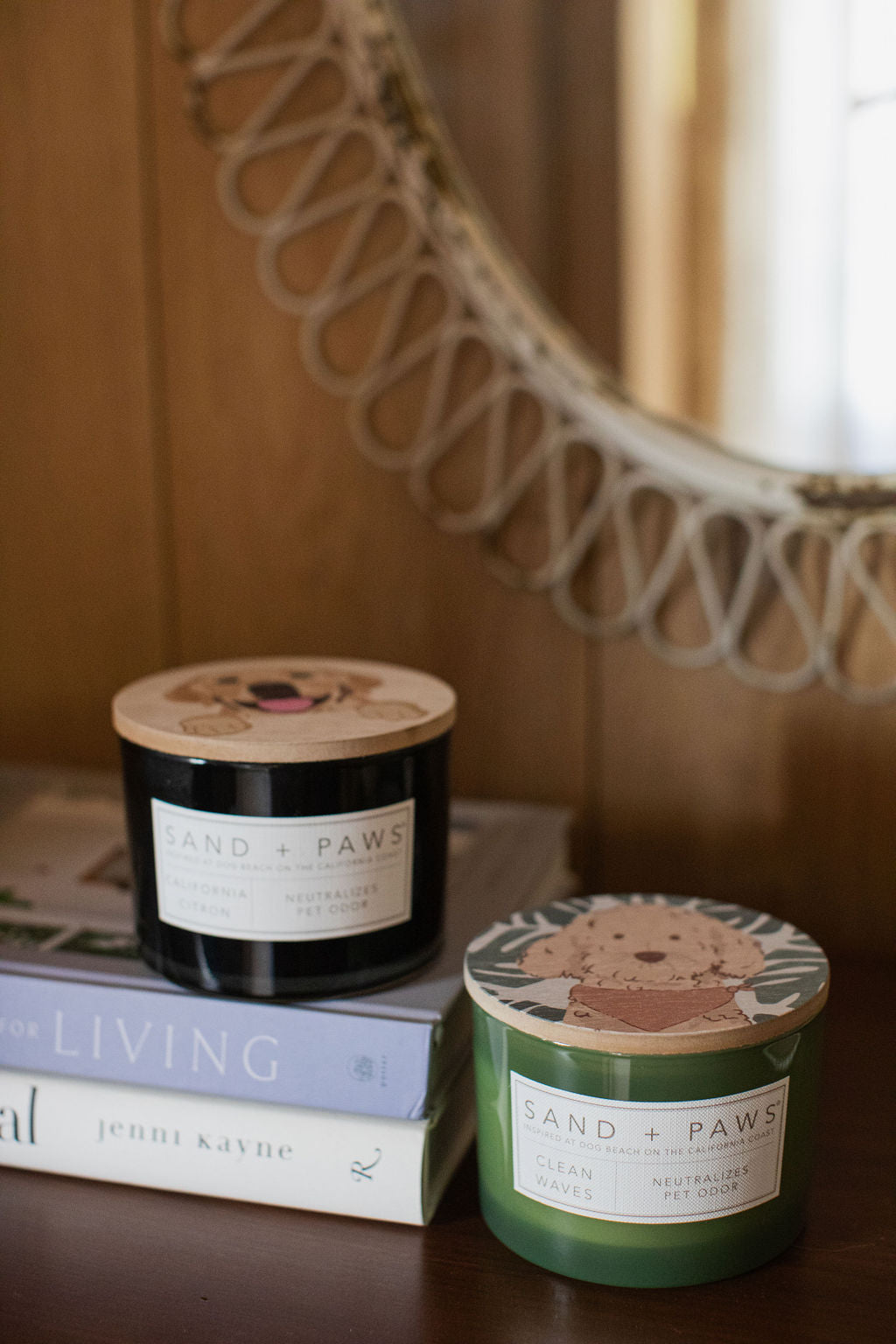 Signature Sand + Paws Clean Waves 12 oz scented candle