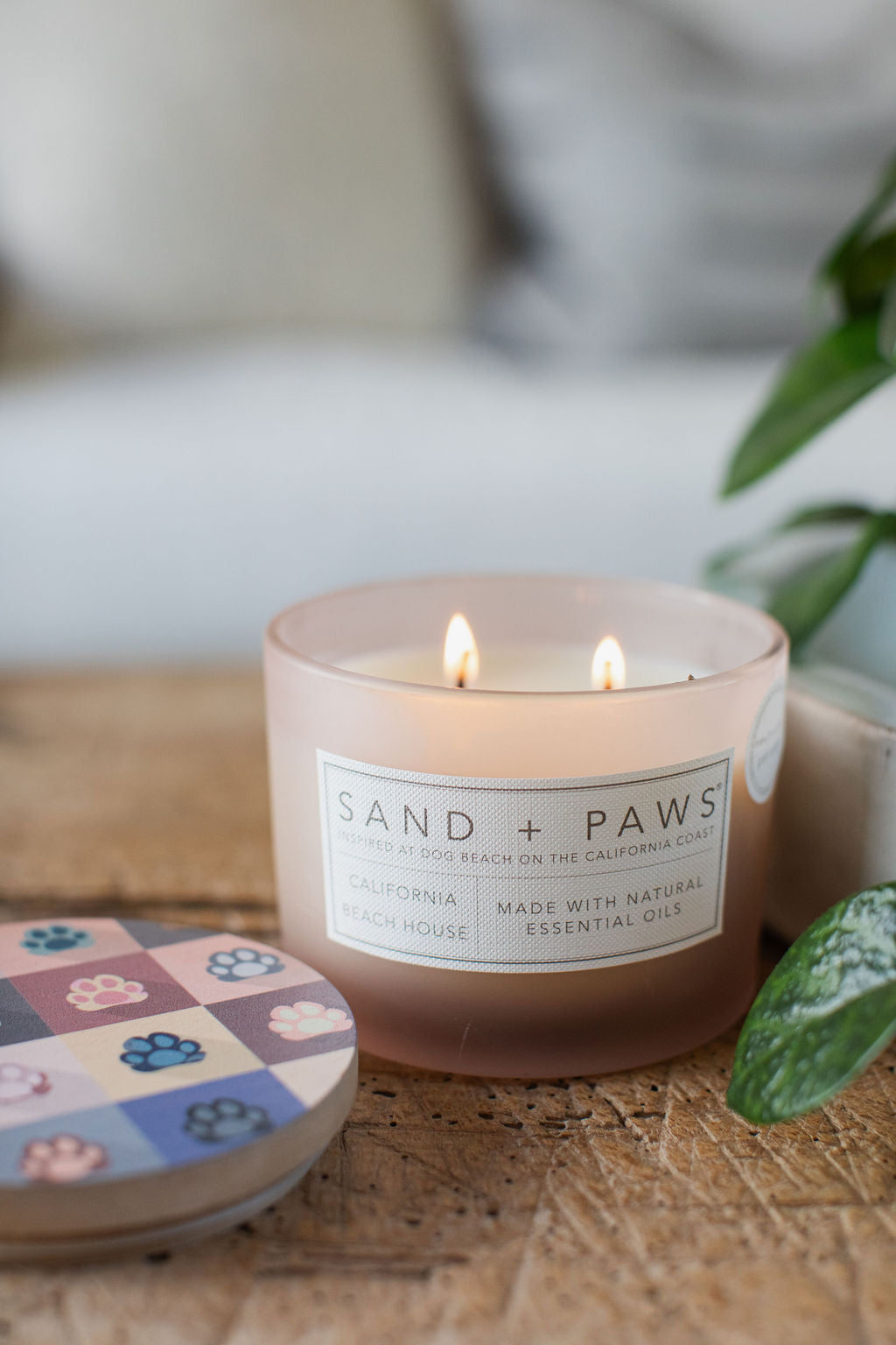 Signature Sand + Paws California Beach House 12 oz scented candle